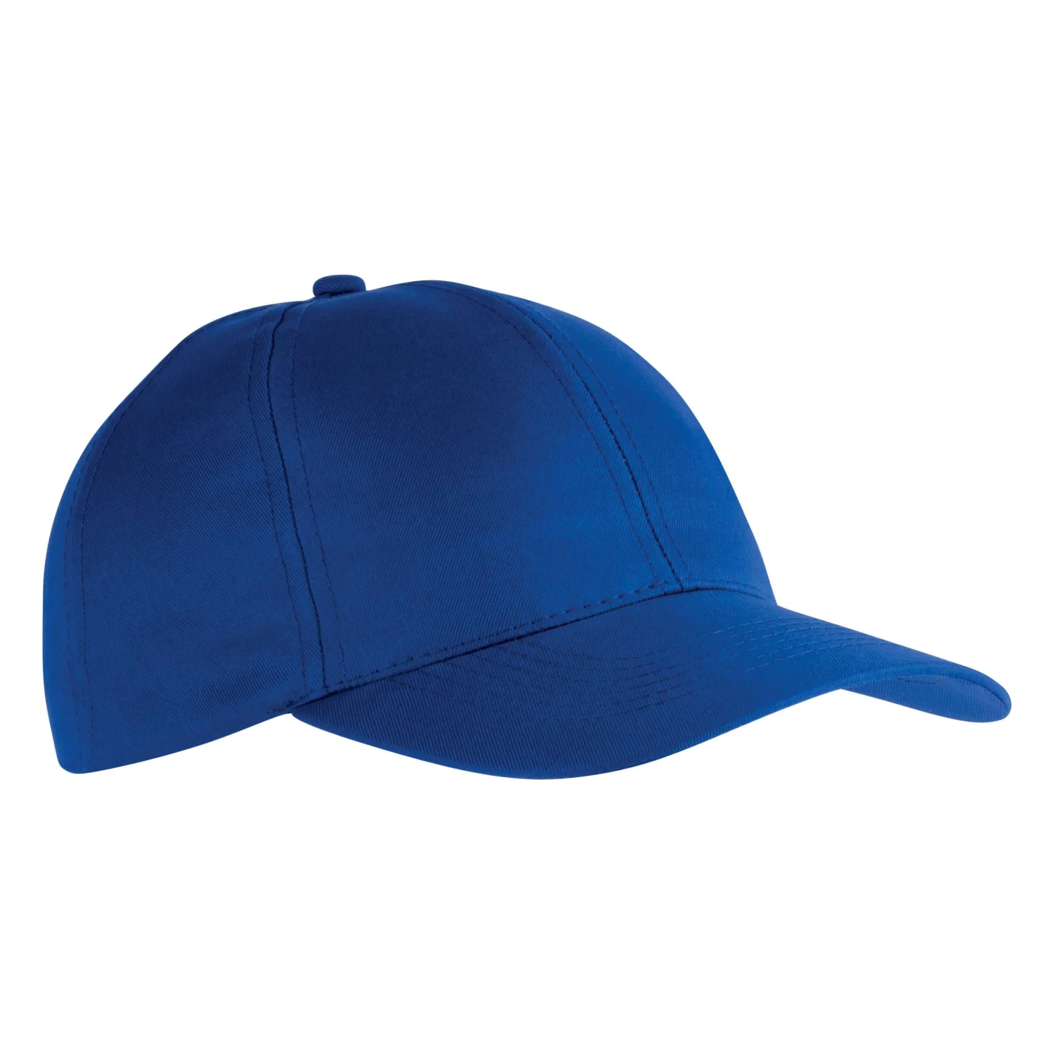 K-UP 6 paneles poliészter sapka sapká Royal Blue