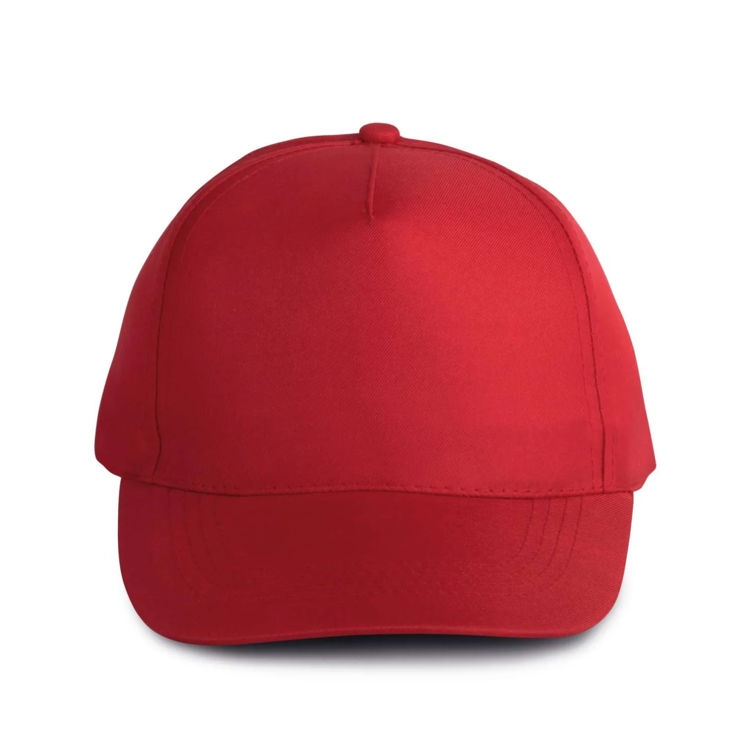 K-UP 5 paneles poliészter sapka sapká Red