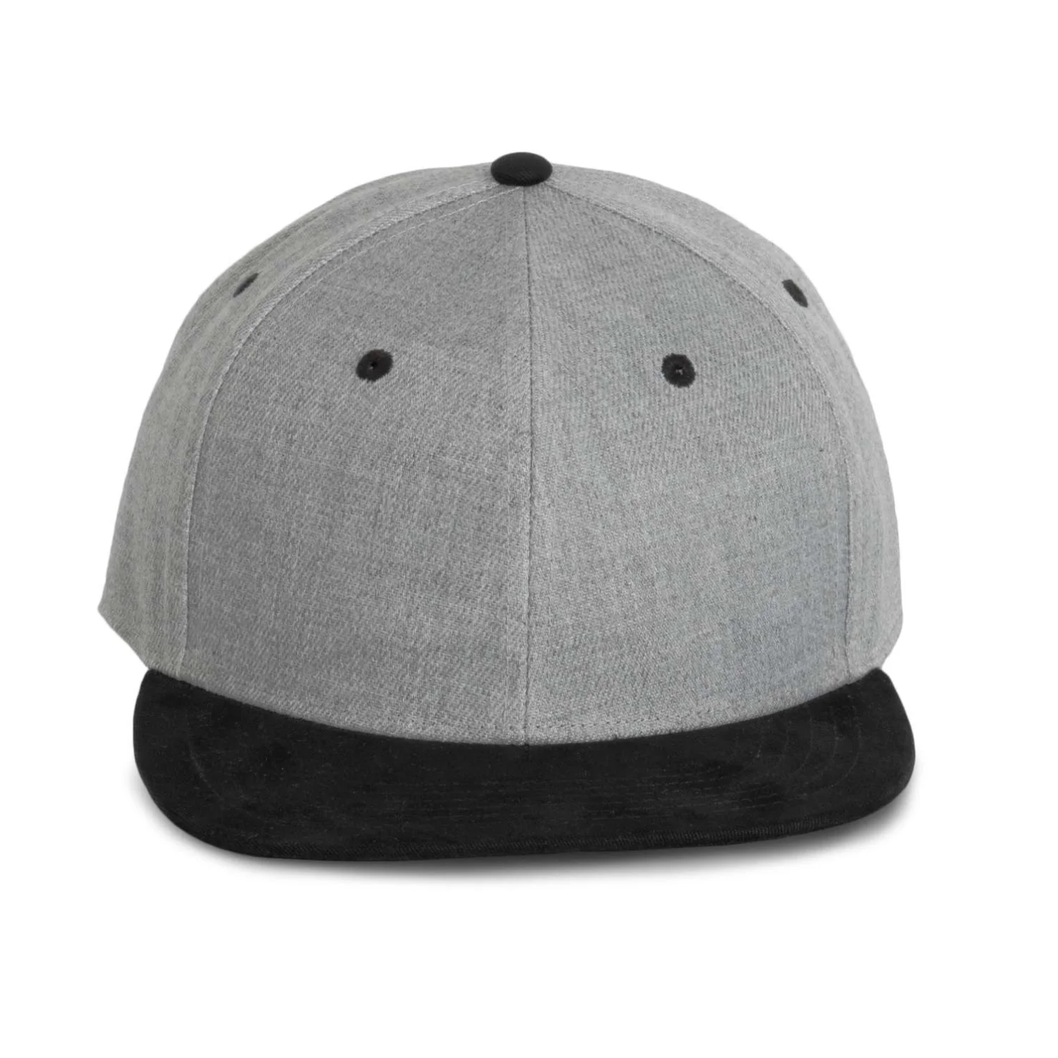 K-UP Állítható 6 paneles sapka sapká Light Grey Heather/Black