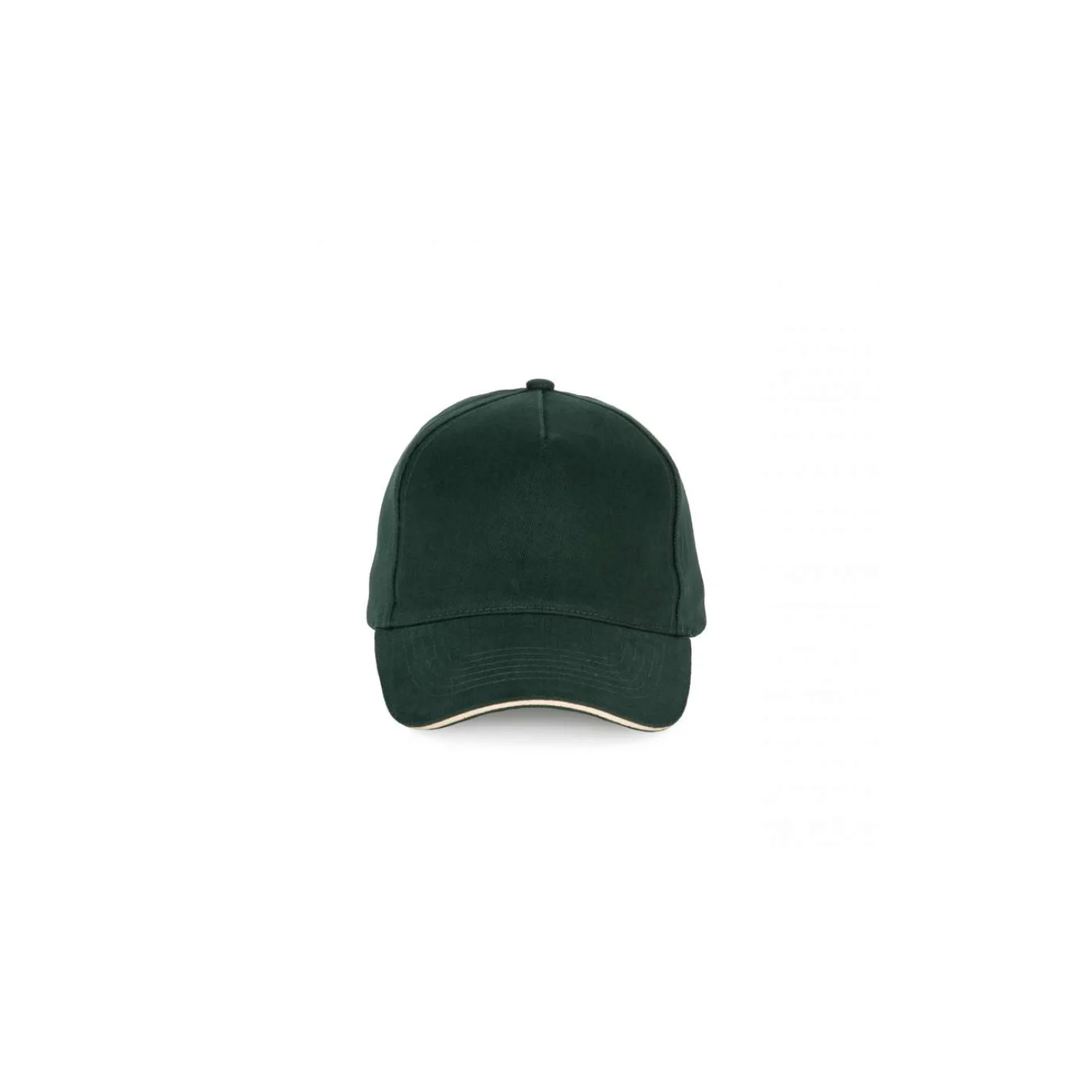K-UP 5 paneles sapka sapká Forest Green/Beige