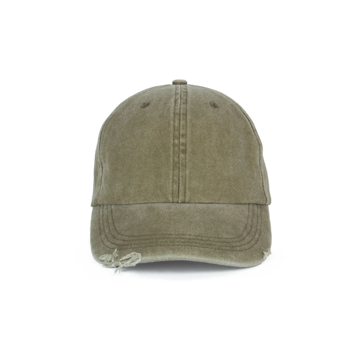 K-UP Koptatott mosott sapka sapká Washed Ivy Green