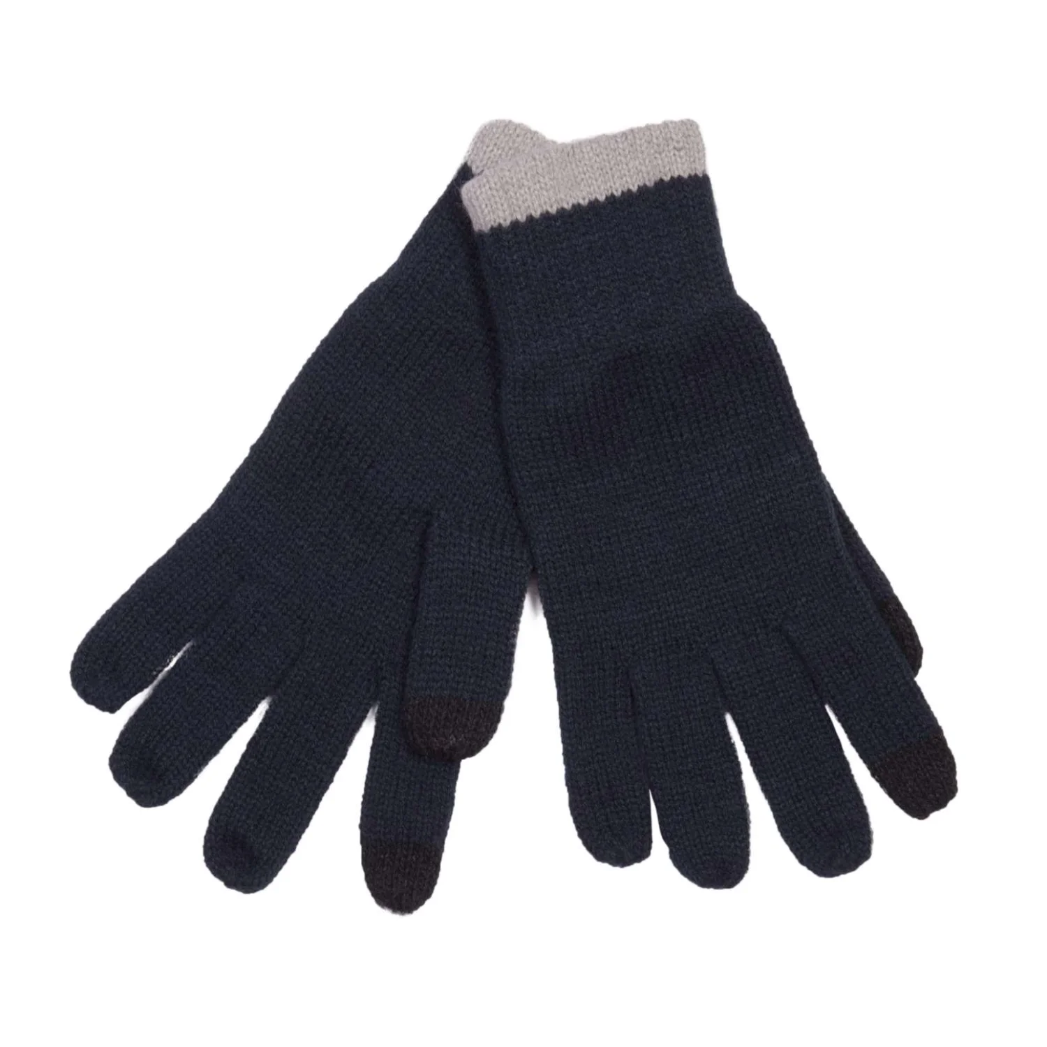 K-UP Kötött kesztyű sapká Navy/Light Grey