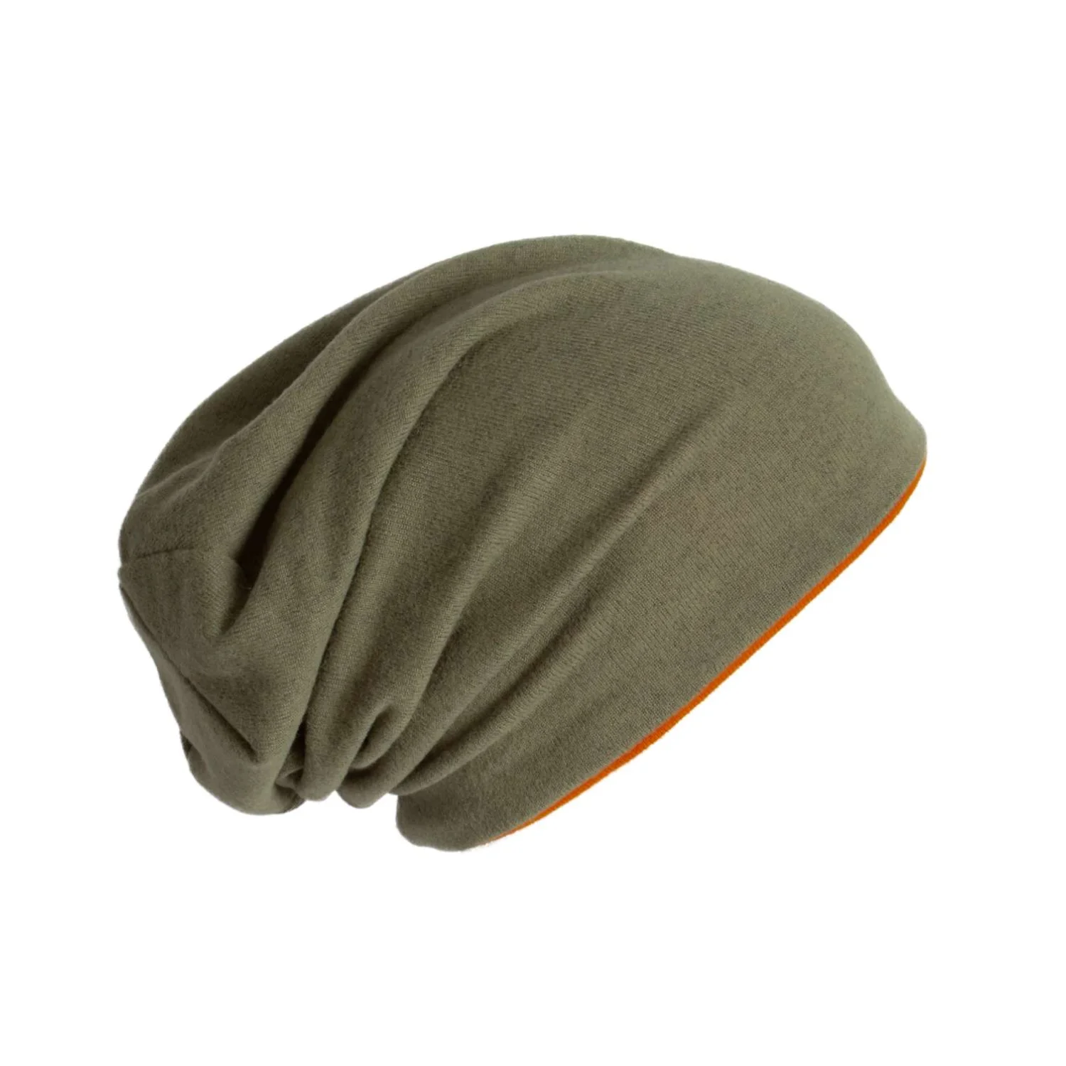 K-UP Kötött sapka sapká Light Khaki Melange/Autumn Orange