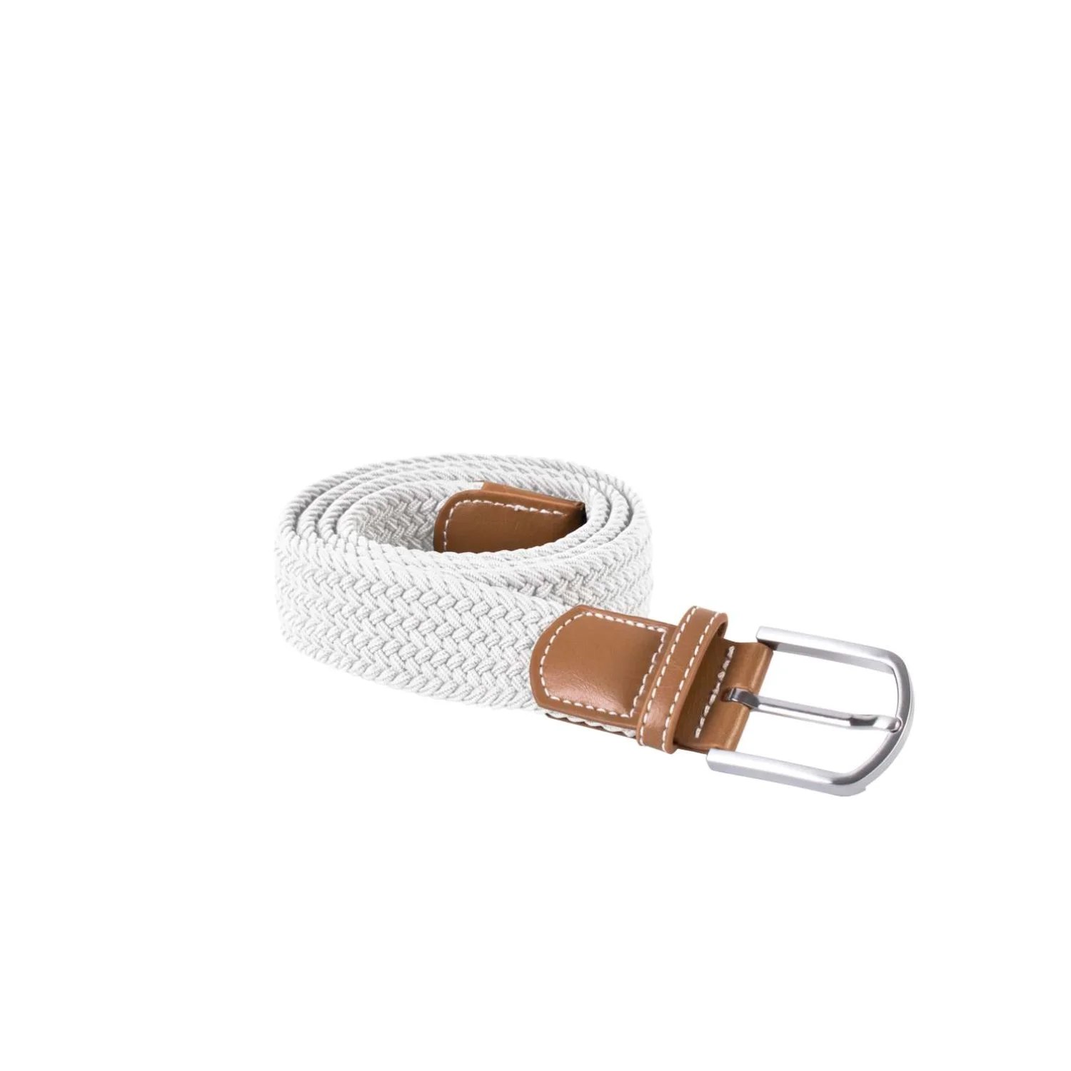 K-UP Fonott rugalmas öv White