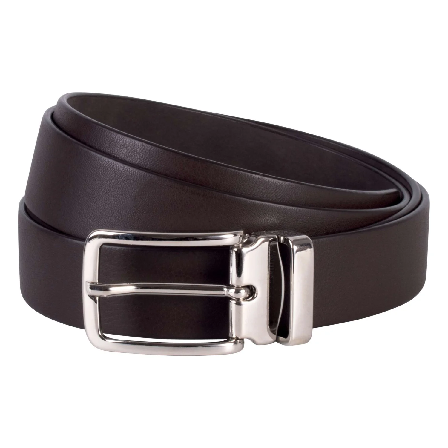 K-UP Klasszikus teljes értékű bőrből készült öv - 30 mm széles Dark Brown