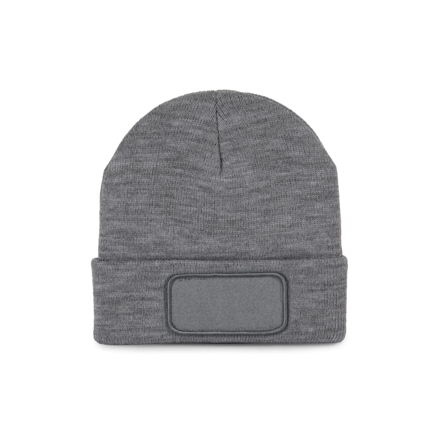 K-UP Kötött sapka felvarróval sapká Oxford Grey