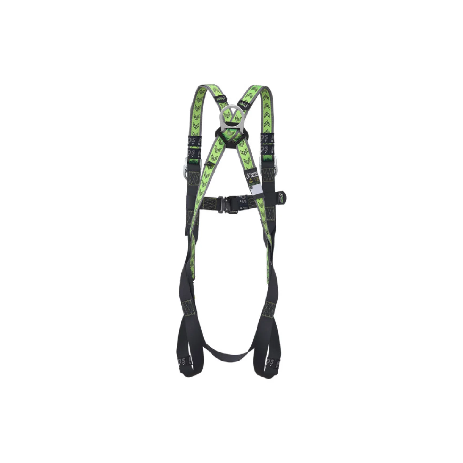Kratos AKROS 2 - 3 pontos testheveder 3 automatikus csattal (L-XXL) fekete/zöld