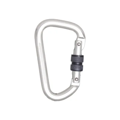 Kratos alumínium csavaros reteszelő karabiner 22,5mm nyílással rögzítés és tartozék