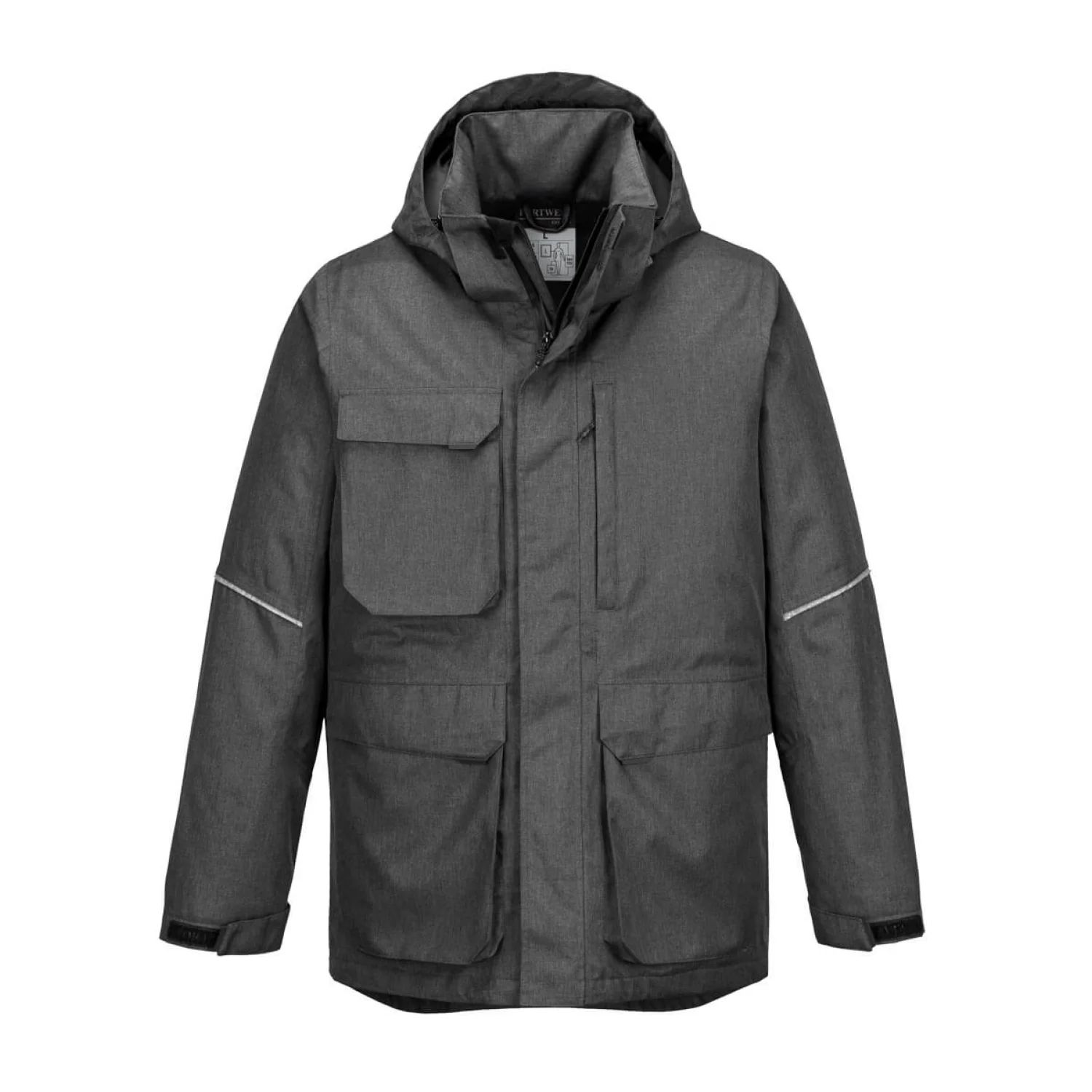 Portwest KX3 Parka kabát szürke