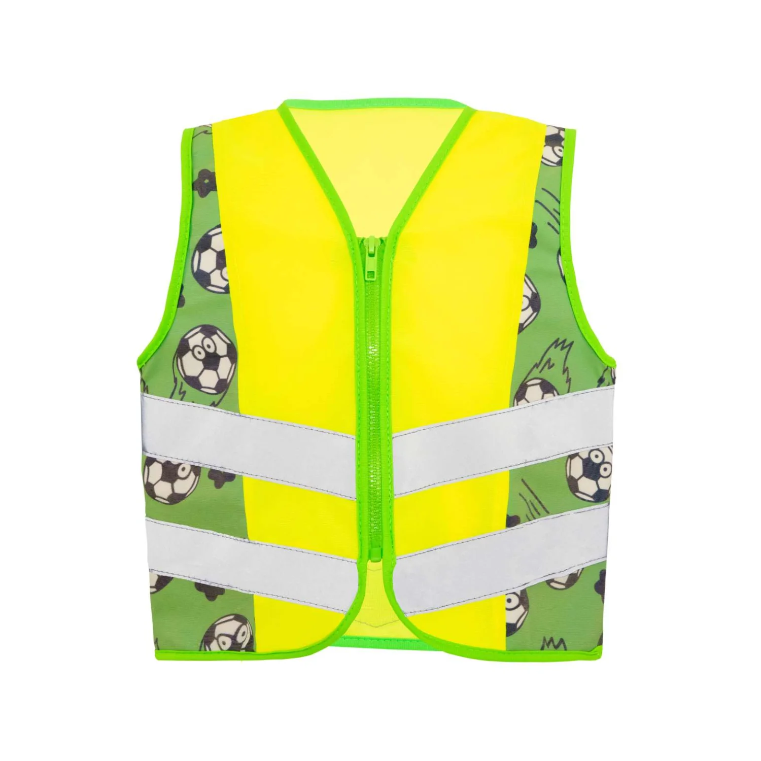 Korntex Gyermek biztonsági mellény (CO2 semleges) Hi-Vis Yellow/Soccer