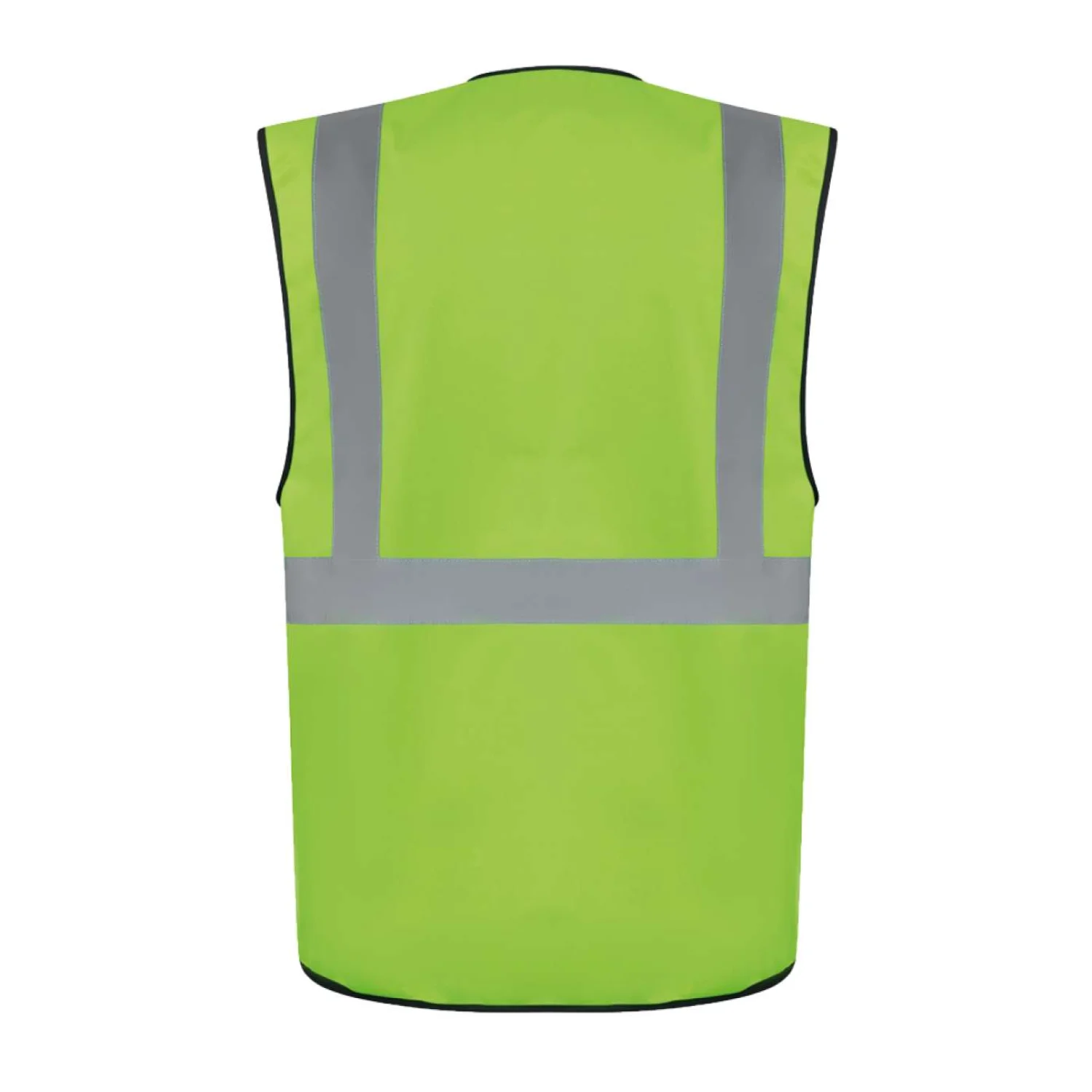 Korntex Multifunkcionális többzsebes kényelmes biztonsági mellény "hamburg" Neon Green