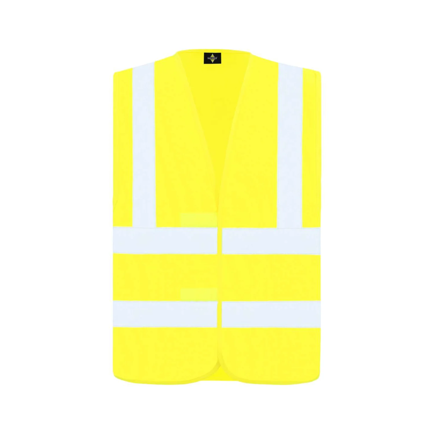 Korntex Funkcionális mellény "hannover" - 4 fényvisszaverő csíkkal Yellow