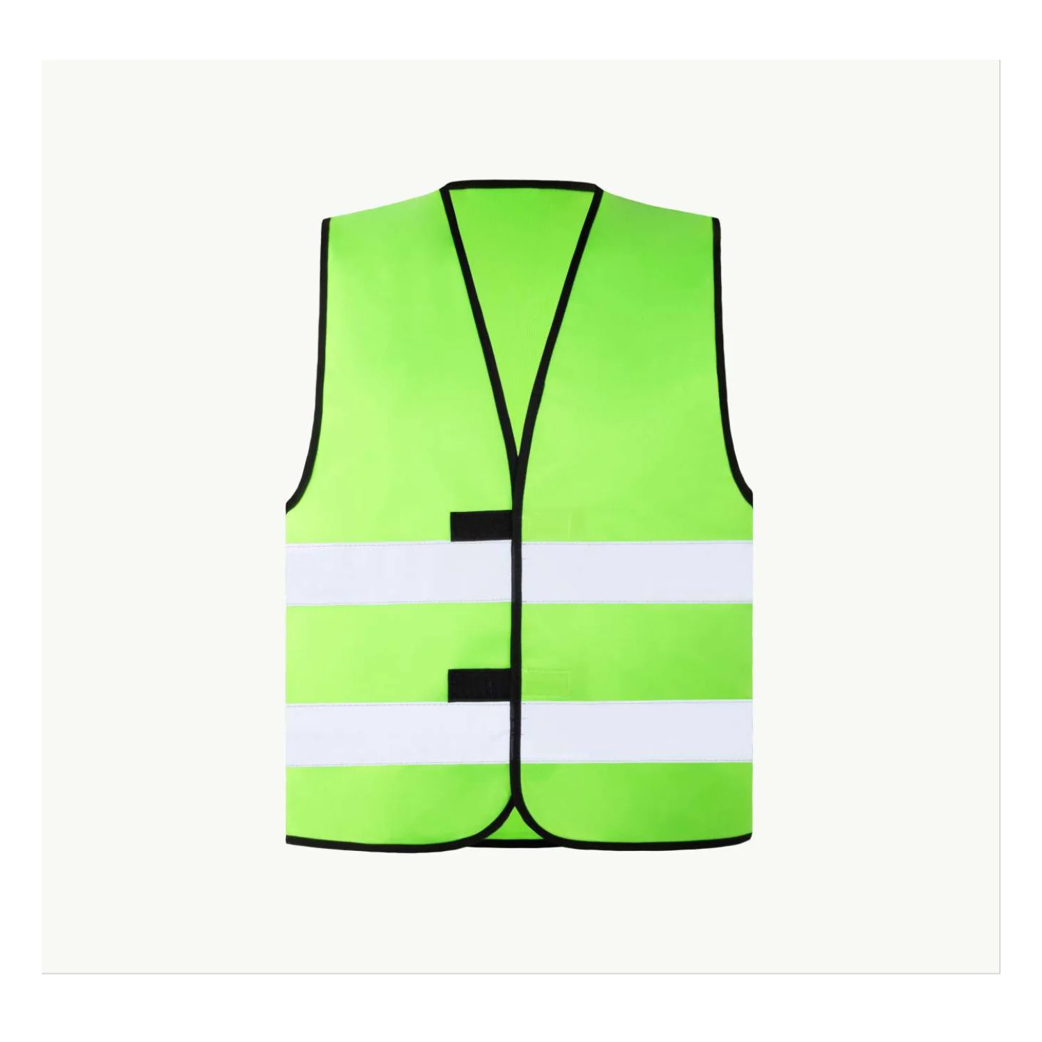 KORNTEX® biztonsági mellény "wolfsburg" - fekete szegéllyel Neon Green