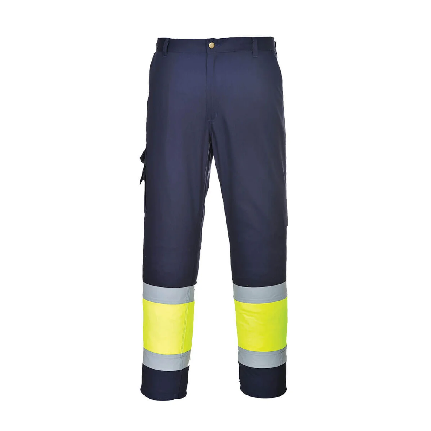 Portwest Hi-Vis könnyű, kéttónusú Combat nadrág Sárga/Navy