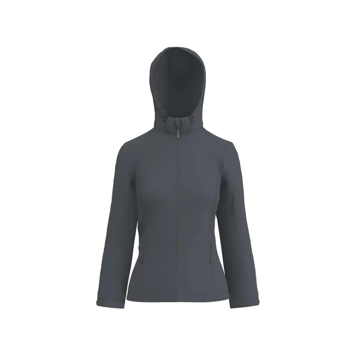 Legend Classics Női 3 rétegű levehető kapucnis softshell dzseki Charcoal