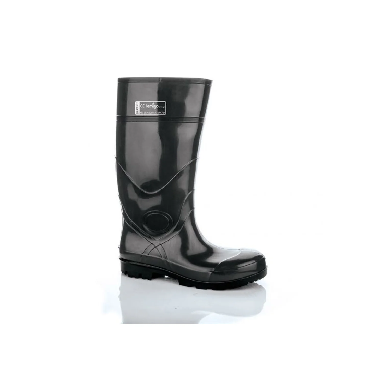 Lemigo Bart S5 SRC PVC hosszúszárú csizma S5 fekete