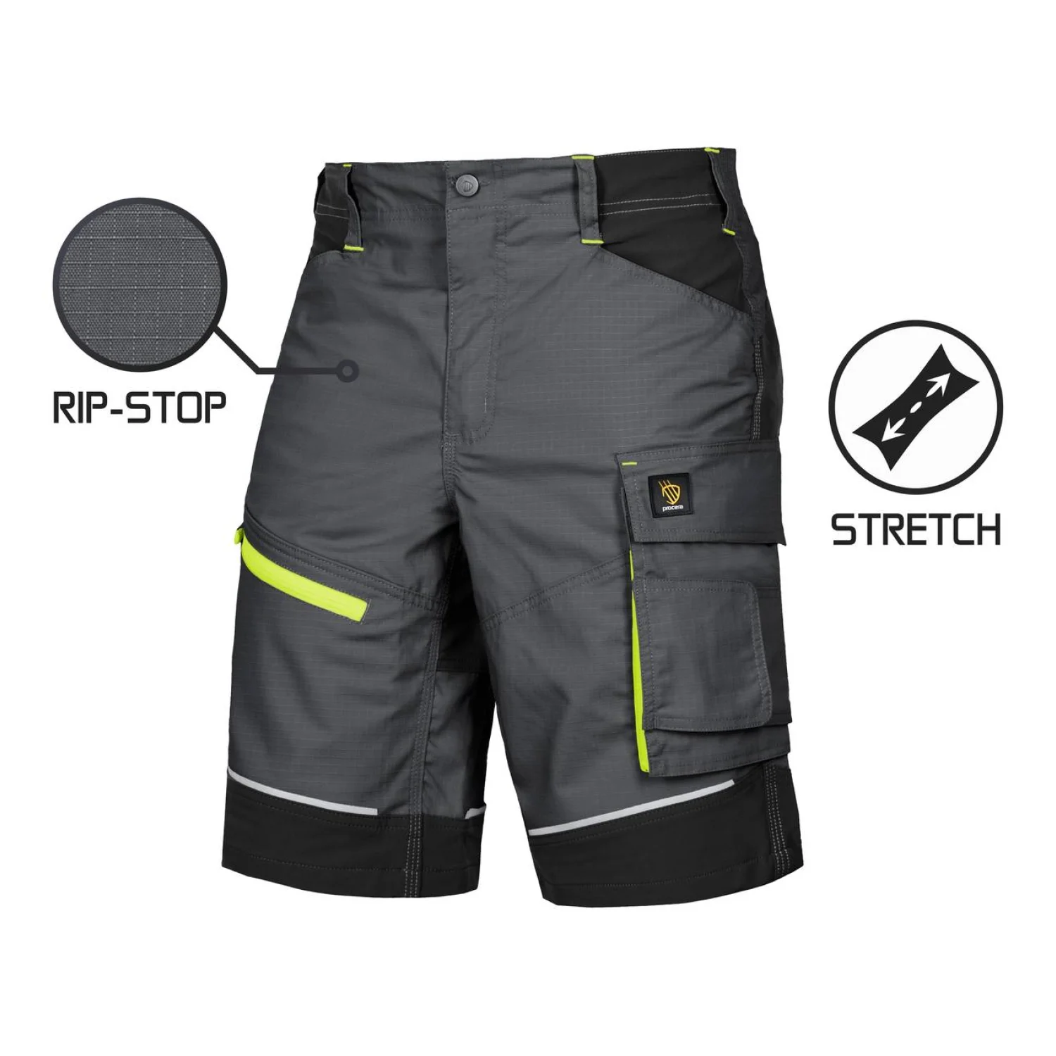 PROCERA Spodnie krótkie lido spandex gray