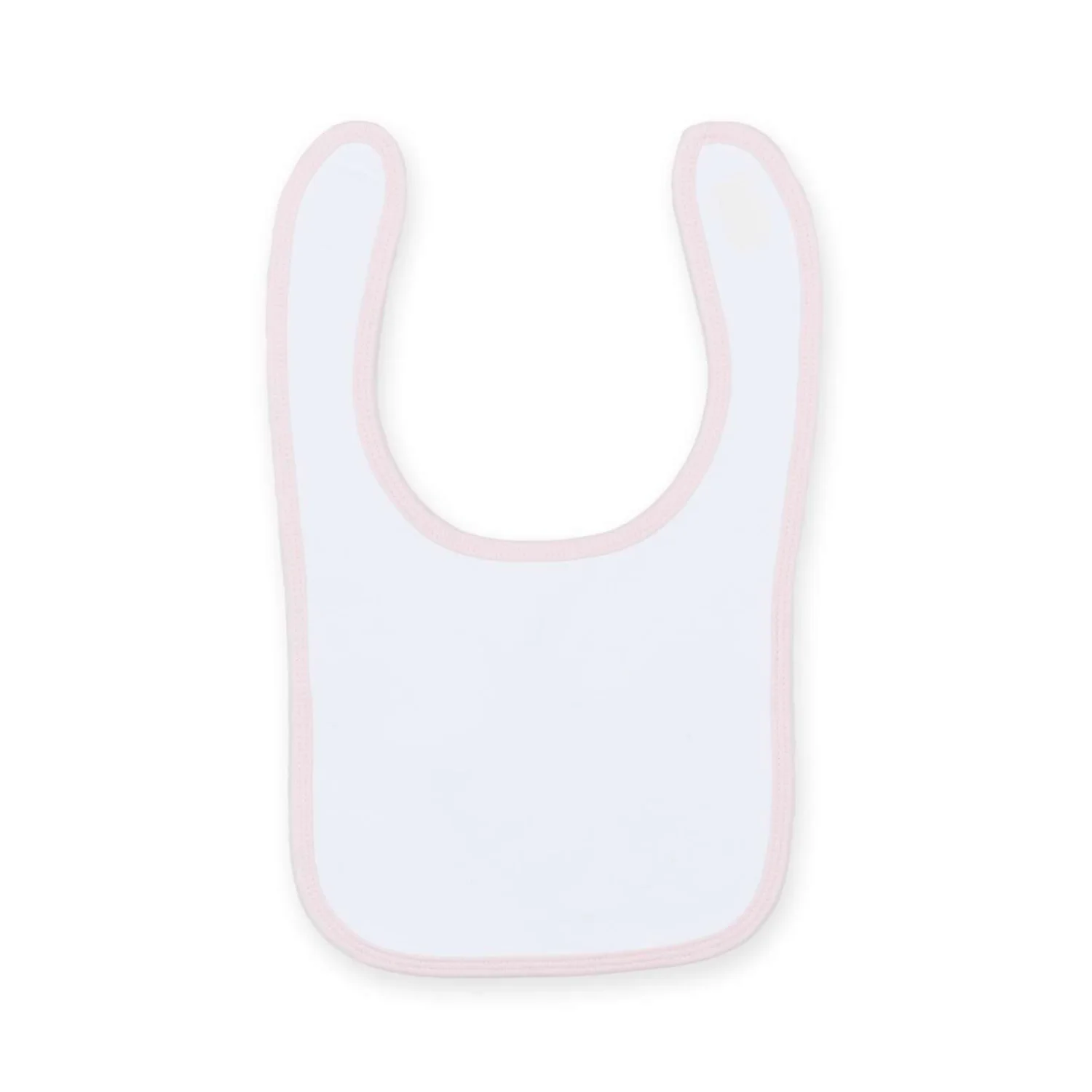 Larkwood Egyszínű és kontrasztos előke törölközők és fürdőlepedő White/Pink