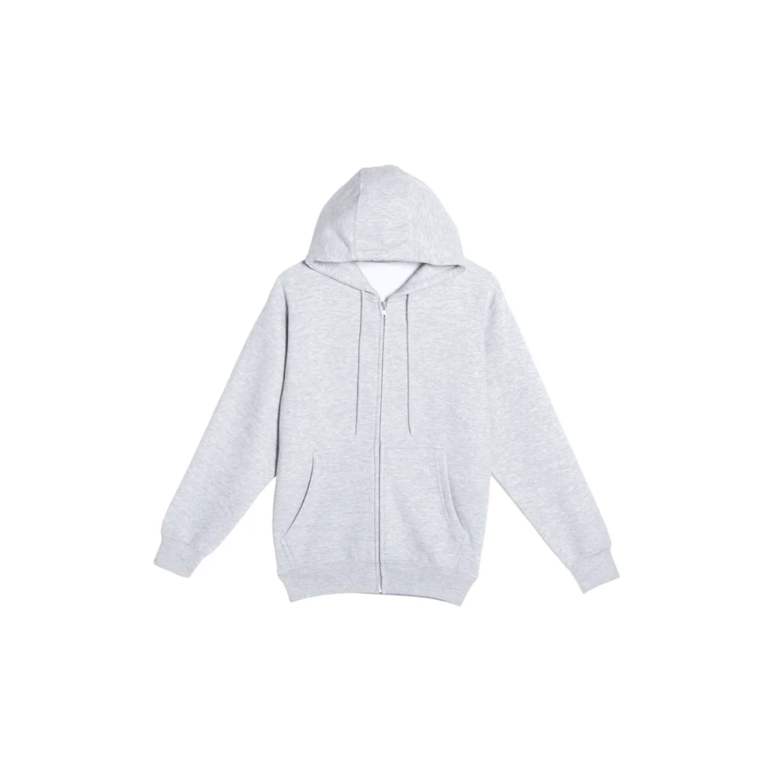 Lane Seven Premium végig cipzáras kapucnis pulóver pulóverek és kardigán Heather Grey