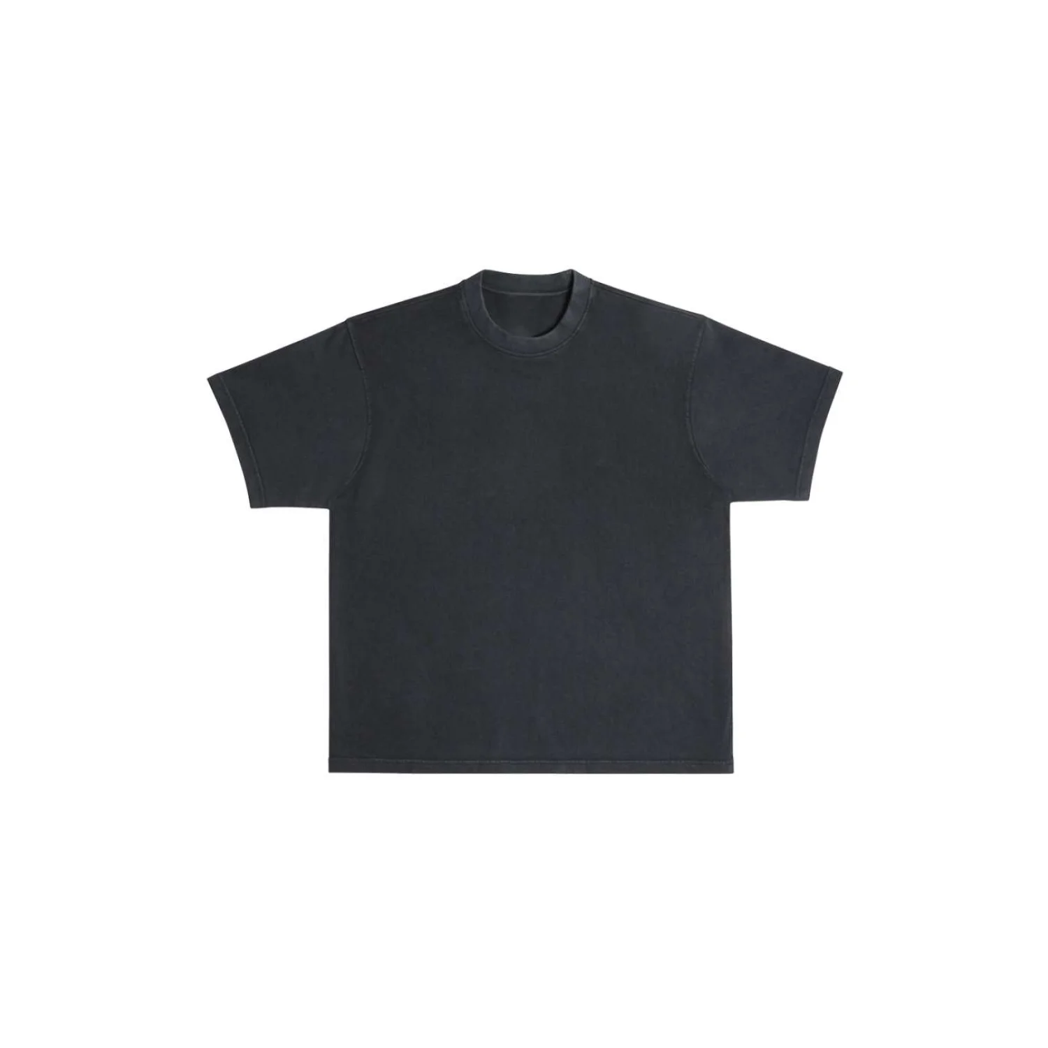 Lane Seven Garment dyed vastag póló Pigment Black