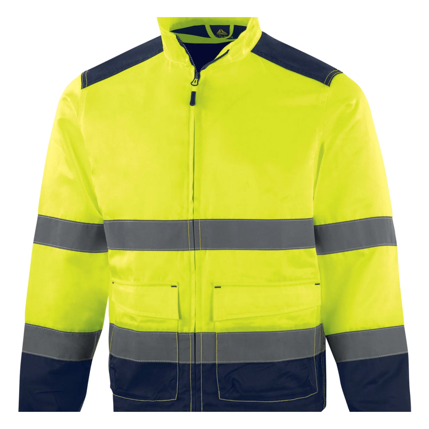 Delta Plus Kabát M1VE2HV narancssárga Fluo sárga-Tengerészkék