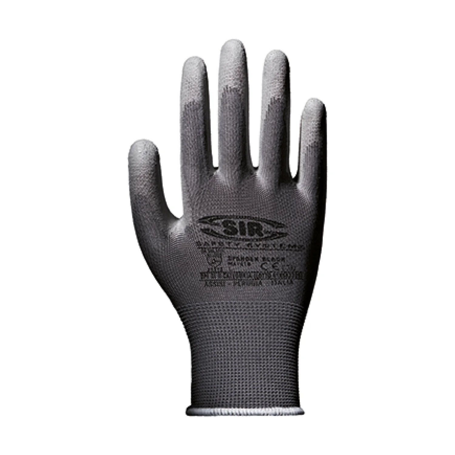 Sir Safety SPANDEX BLACK glove GREY