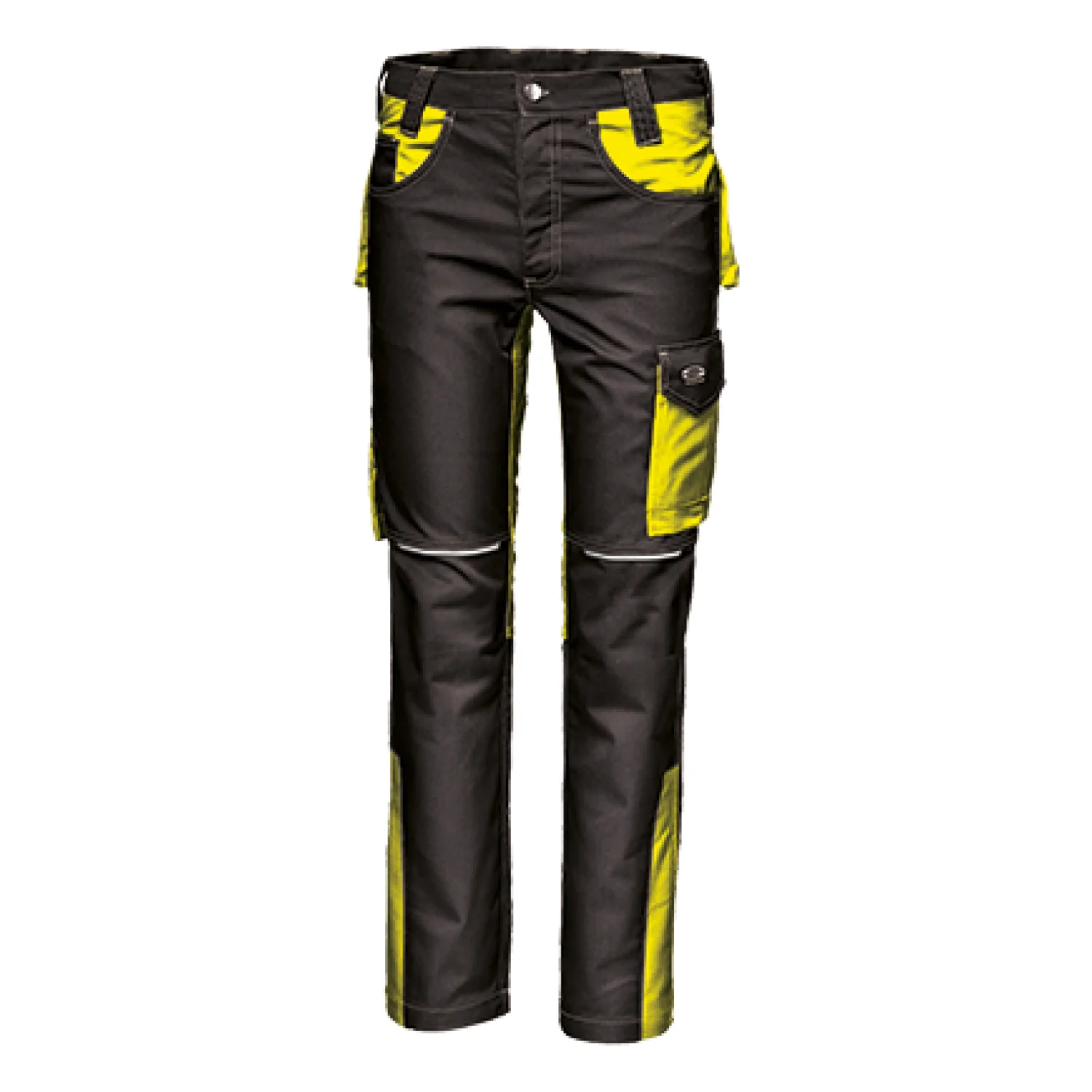 Sir Safety FUSION trousers MASSAUA BLACK/HI-VIS YELLOW