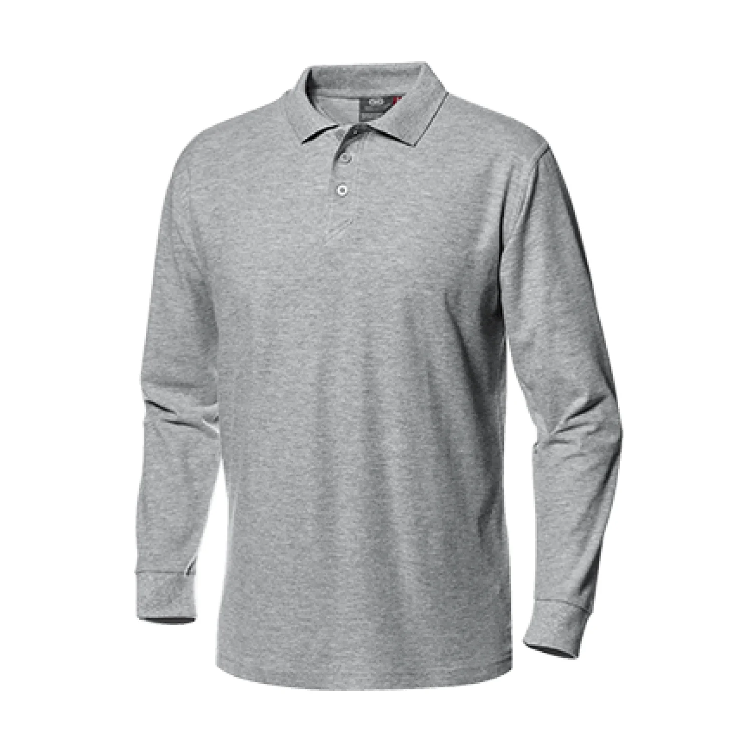 Sir Safety PIQUET polo shirt long sleeve MELANGE GREY