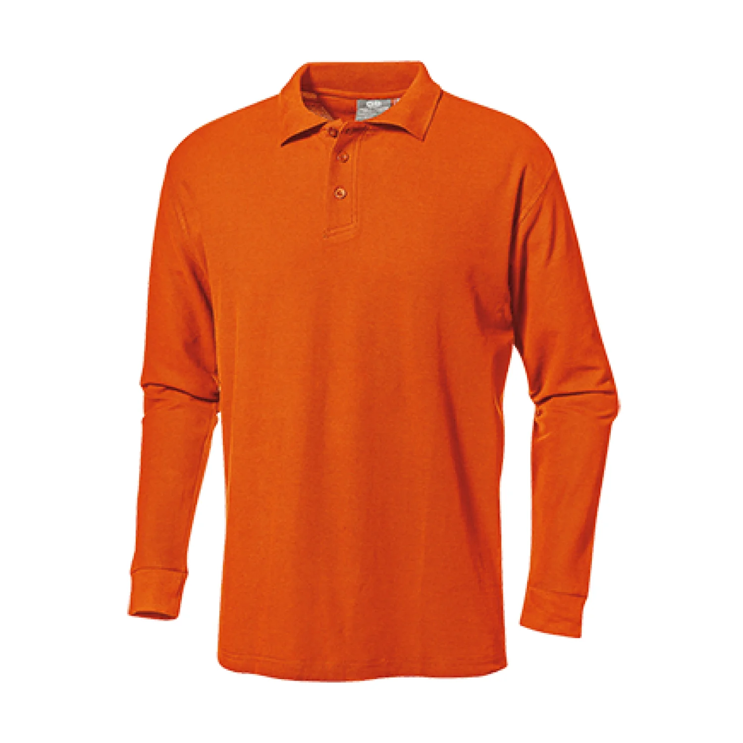 Sir Safety PIQUET polo shirt long sleeve ORANGE