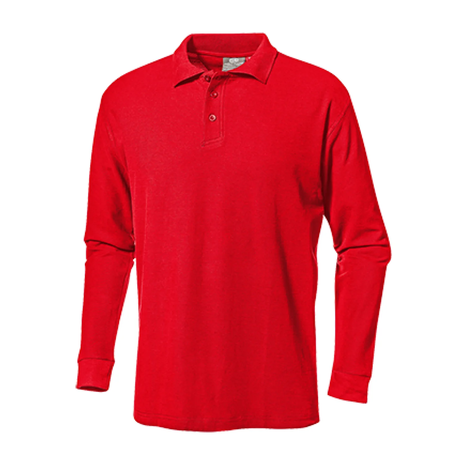 Sir Safety PIQUET polo shirt long sleeve RED