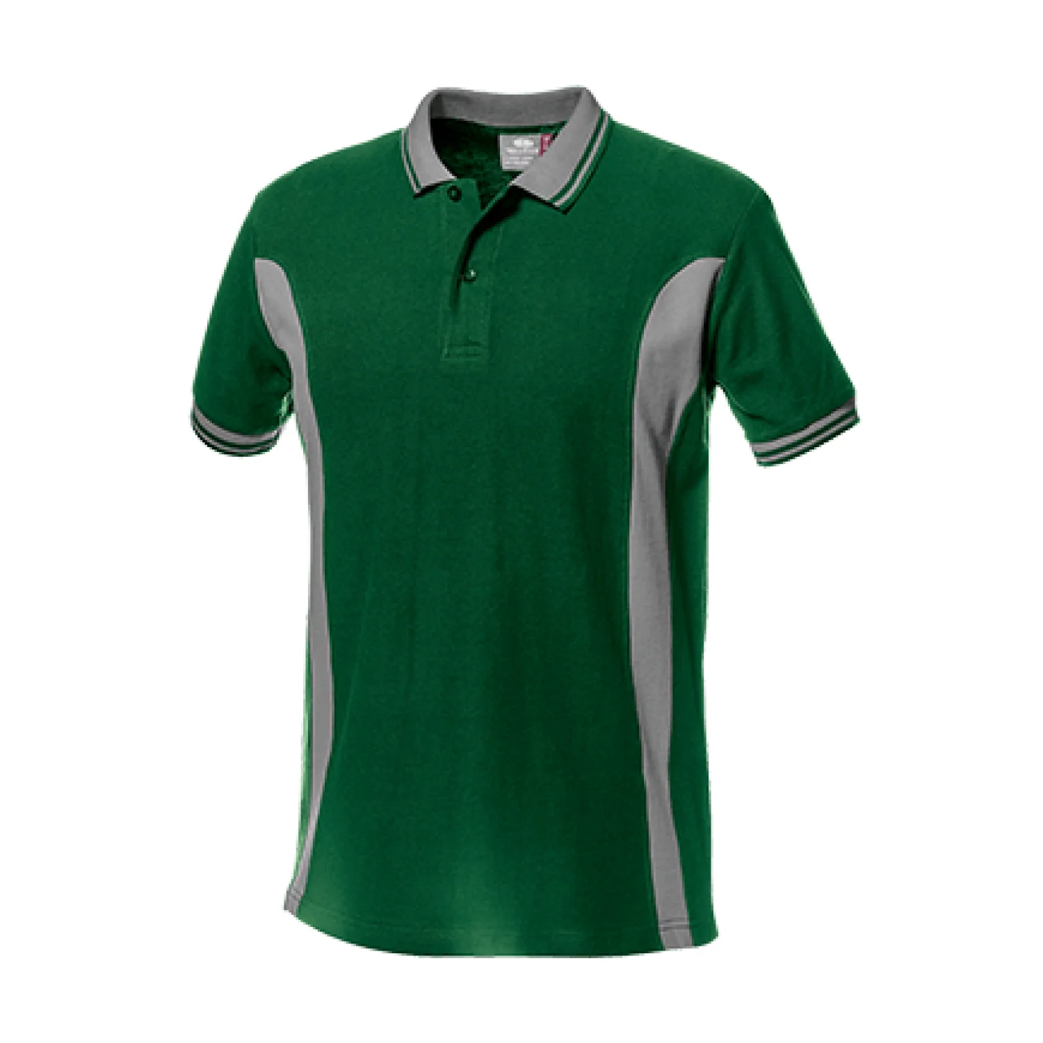 Sir Safety LUNA polo shirt BOTTLE GREEN/GREY