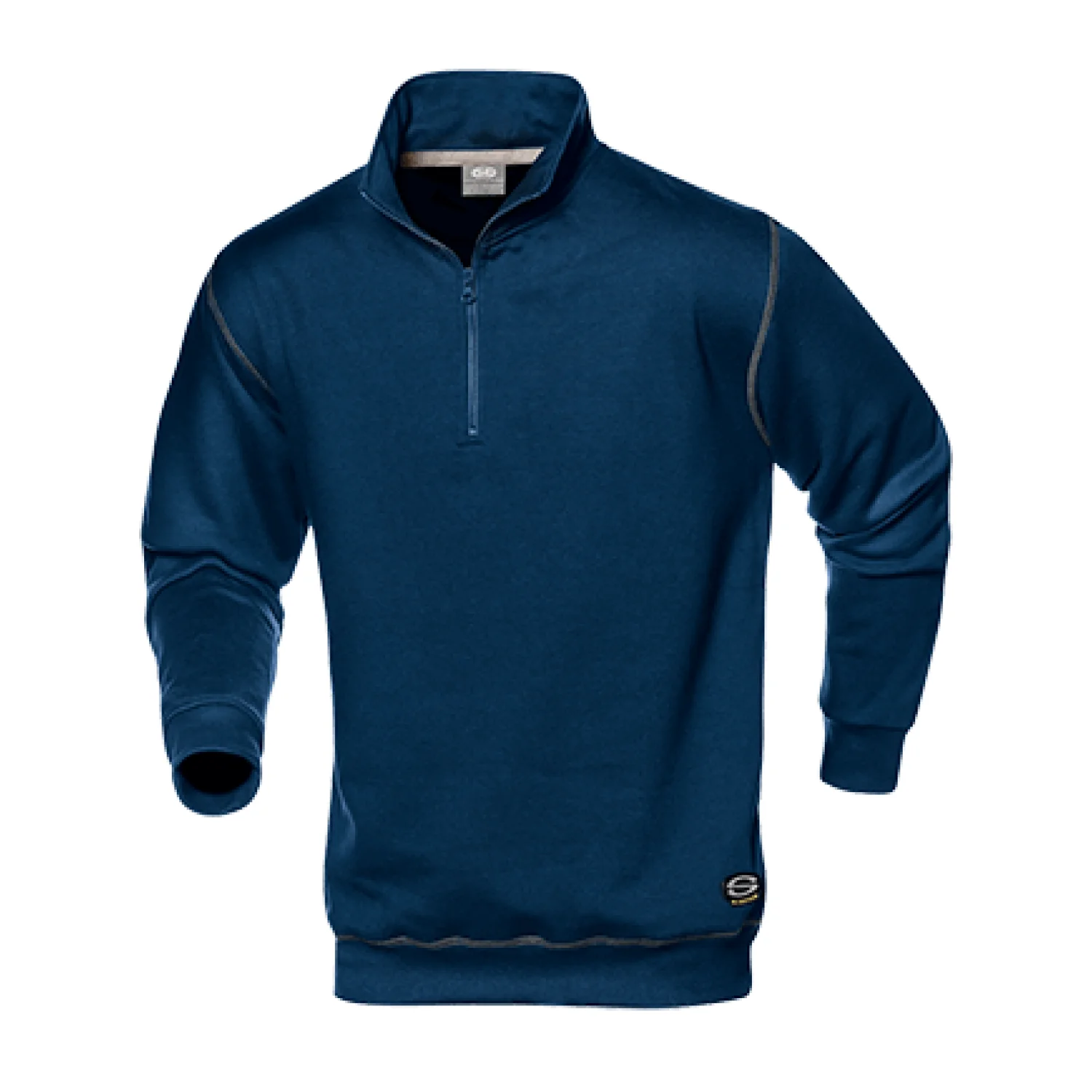 Sir Safety SIRFLEX zip collar sweatshirt DARK BLUE