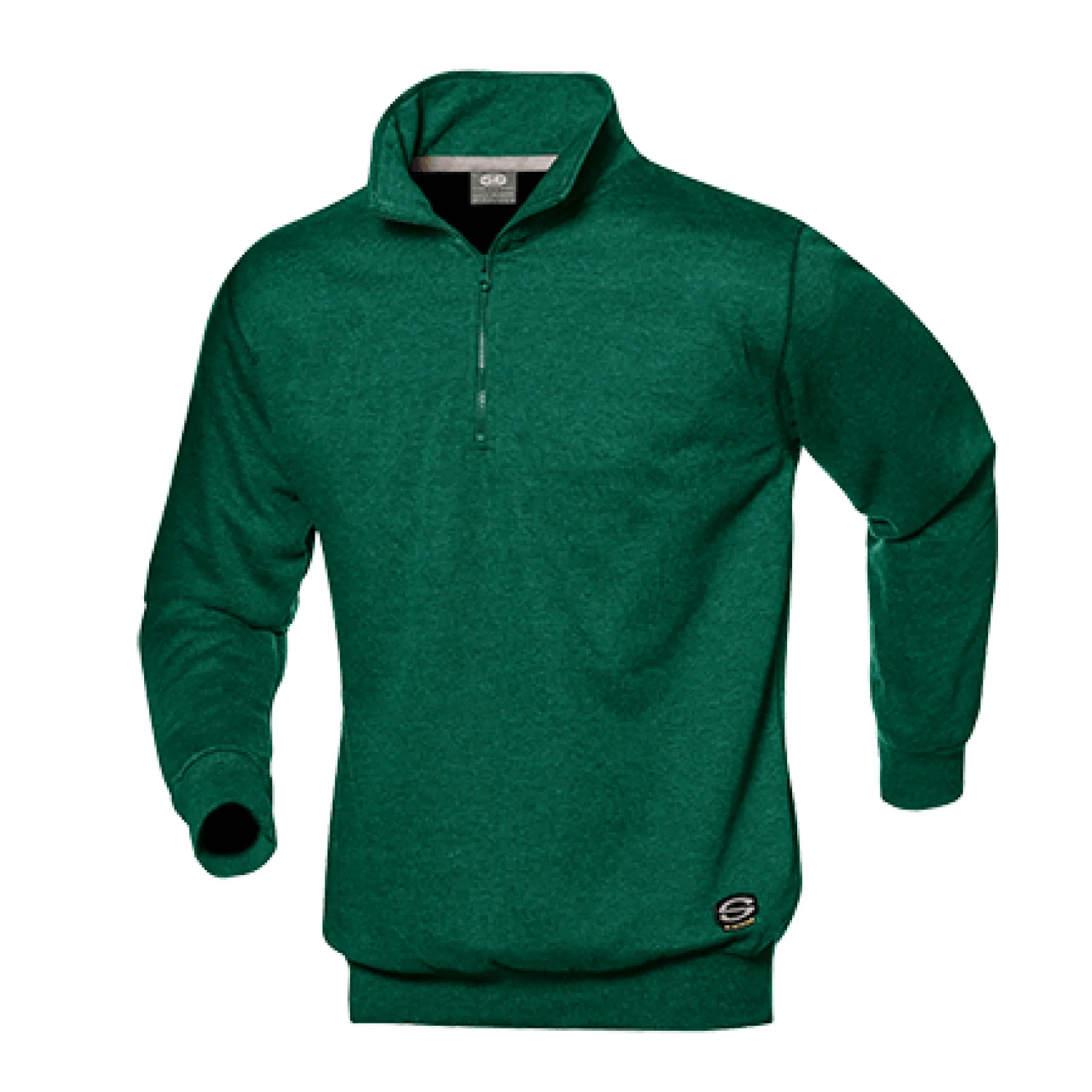 Sir Safety SIRFLEX zip collar sweatshirt GREEN