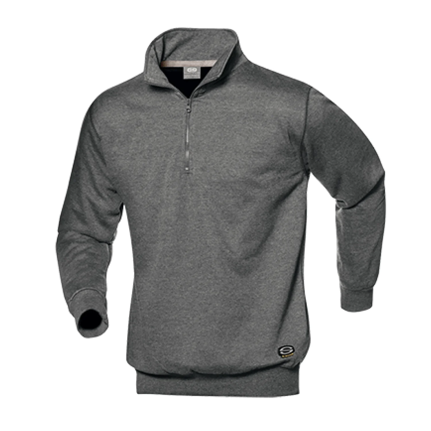 Sir Safety SIRFLEX zip collar sweatshirt MELANGE GREY
