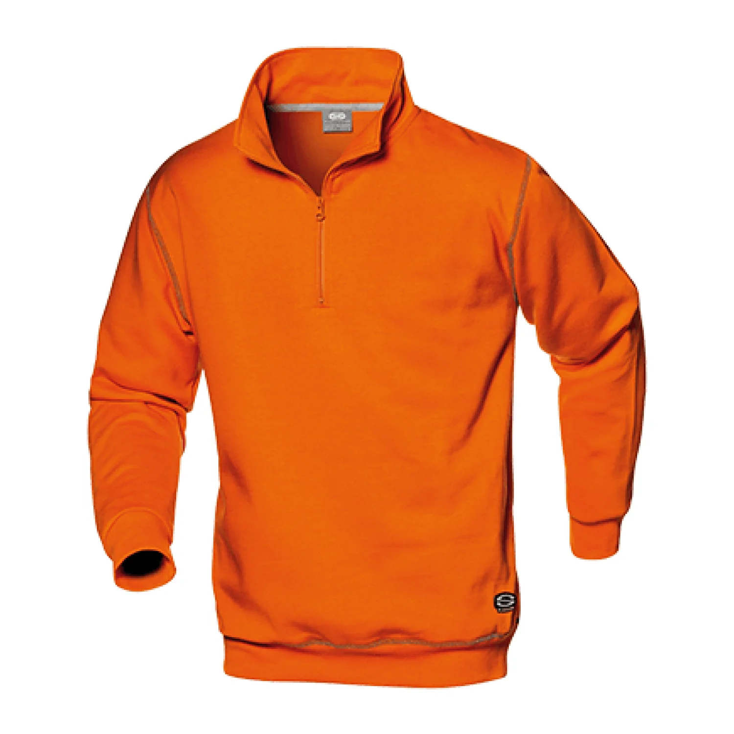 Sir Safety SIRFLEX zip collar sweatshirt ORANGE