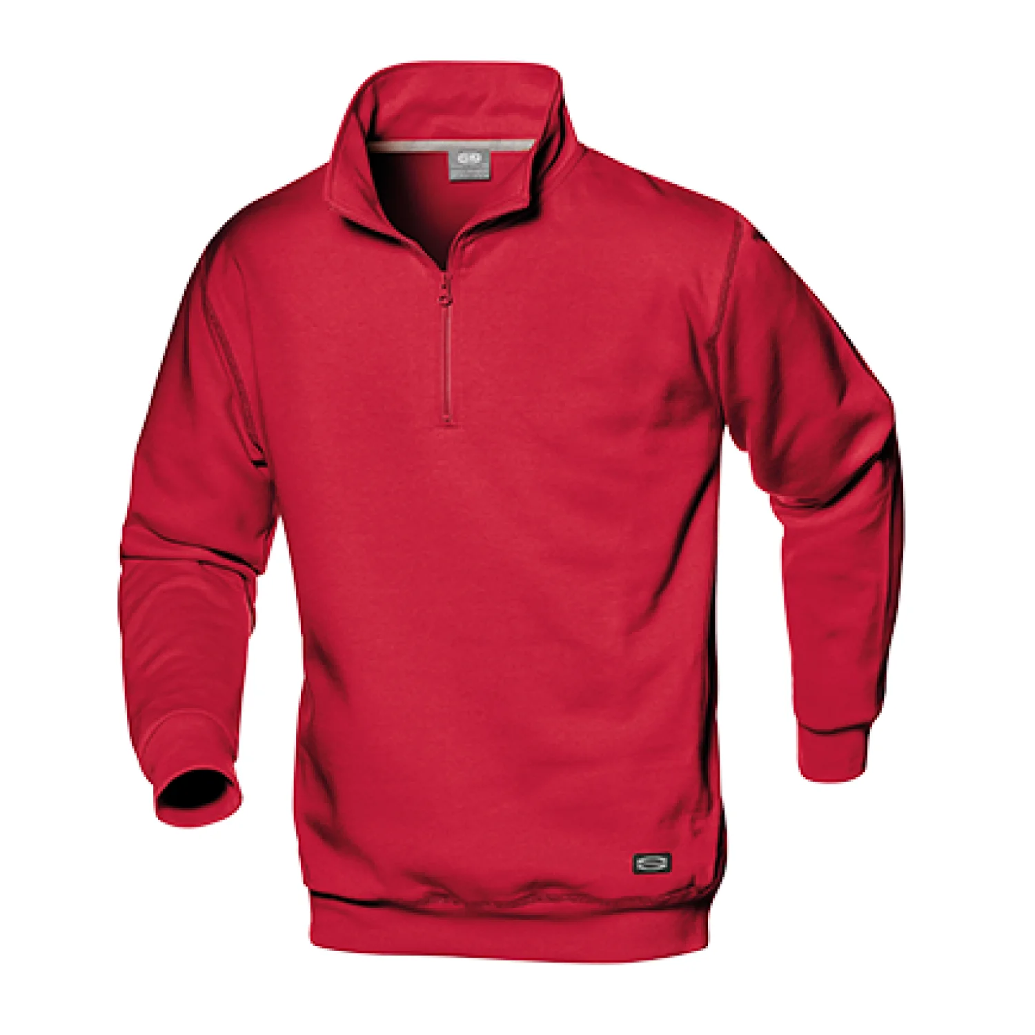 Sir Safety SIRFLEX zip collar sweatshirt RED