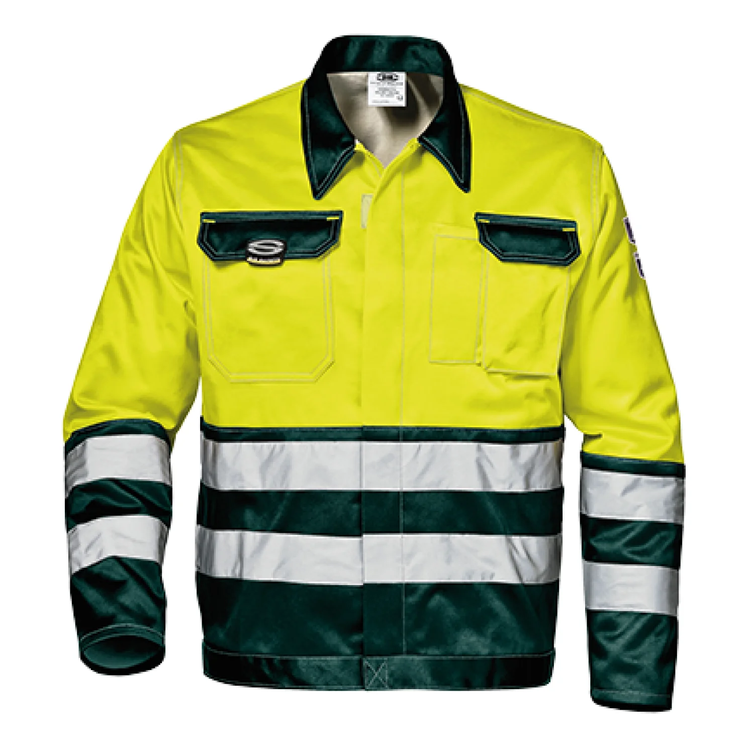 Sir Safety VELVET COLOR short jacket HI-VIS YELLOW/GREEN