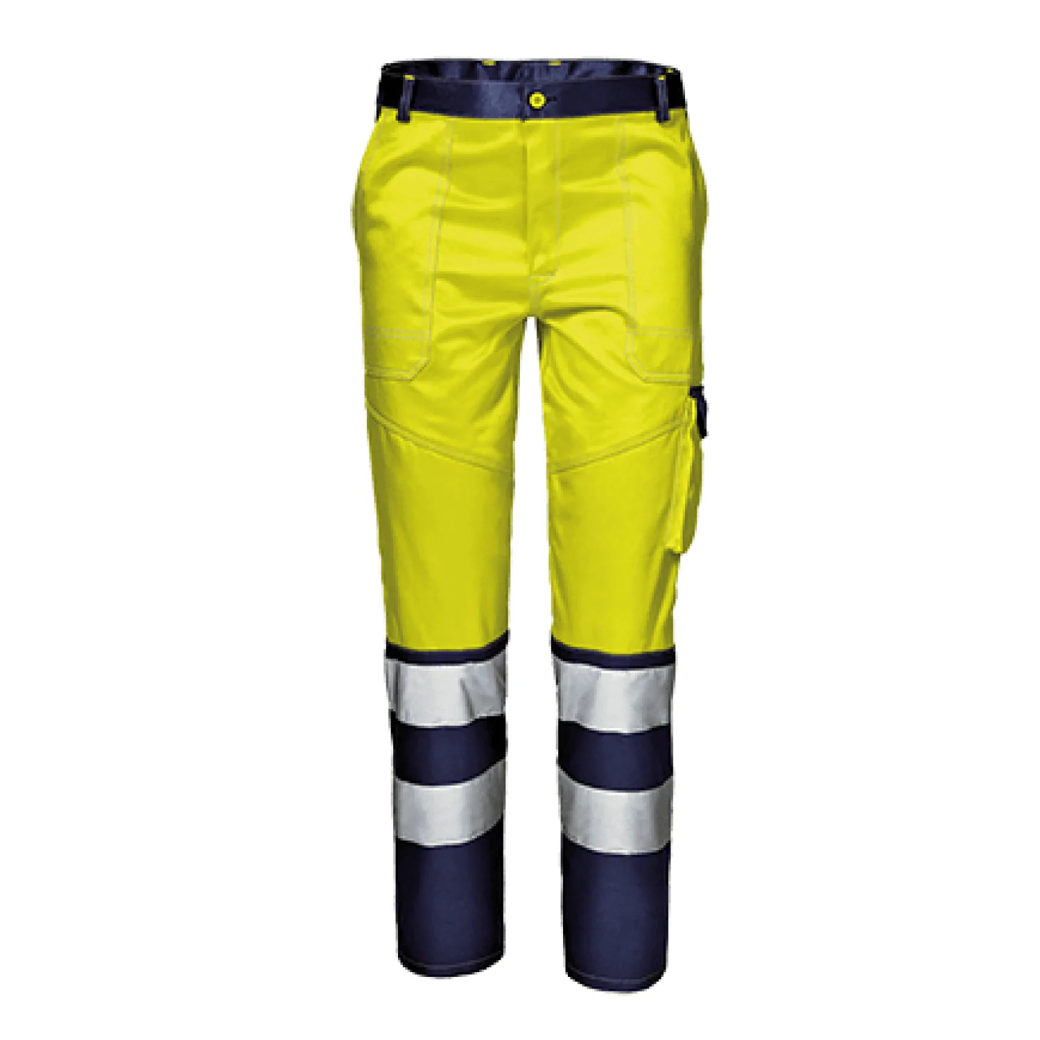 Sir Safety VELVET COLOR trousers HI-VIS YELLOW/BLUE