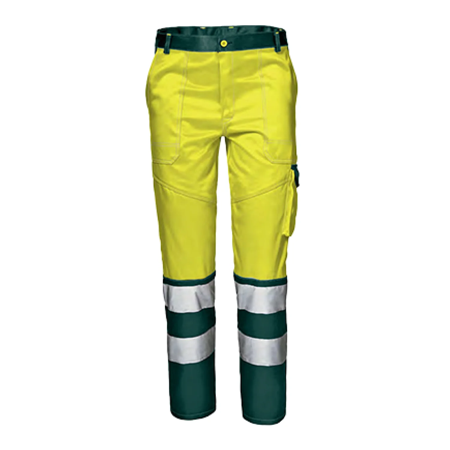 Sir Safety VELVET COLOR trousers HI-VIS YELLOW/GREEN