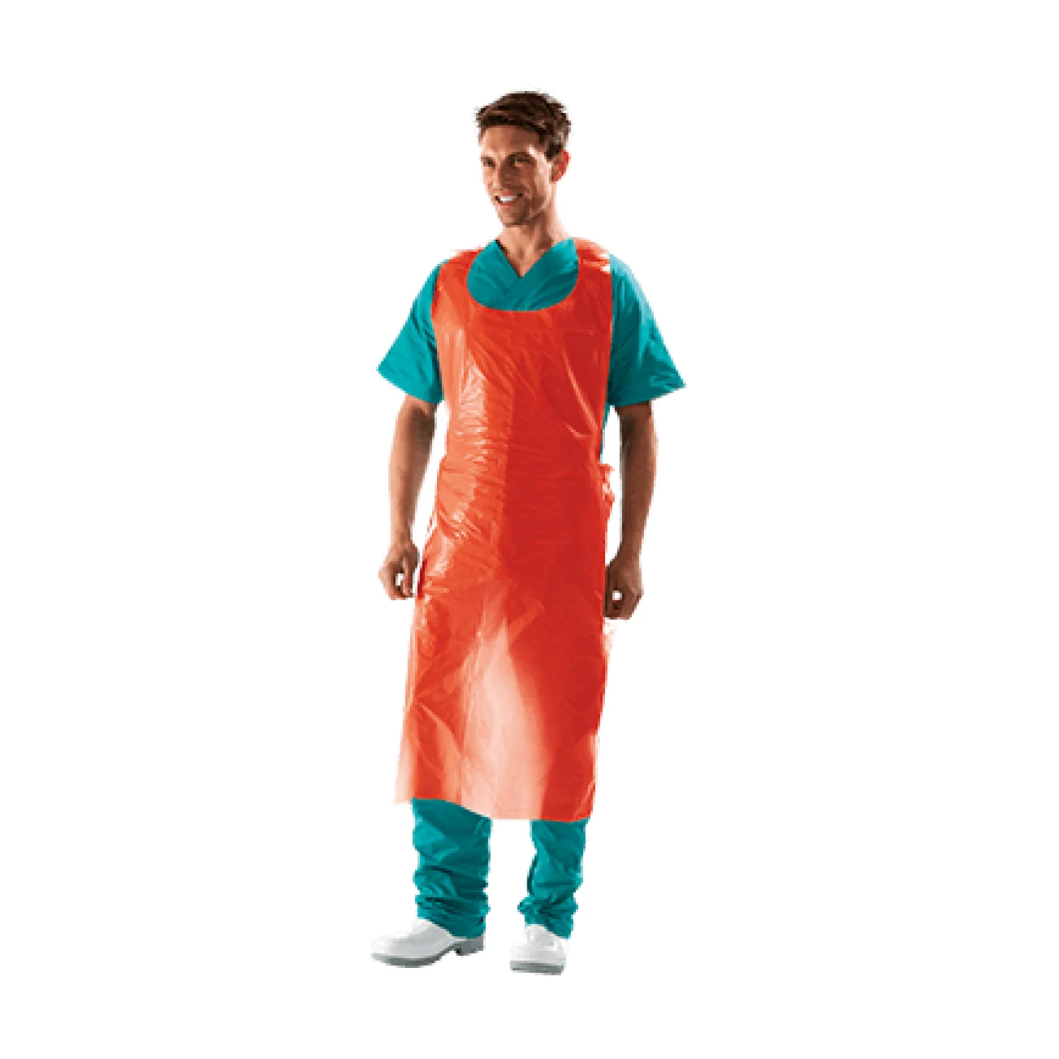 Sir Safety POLIETIL tunic (box 50 pcs) RED