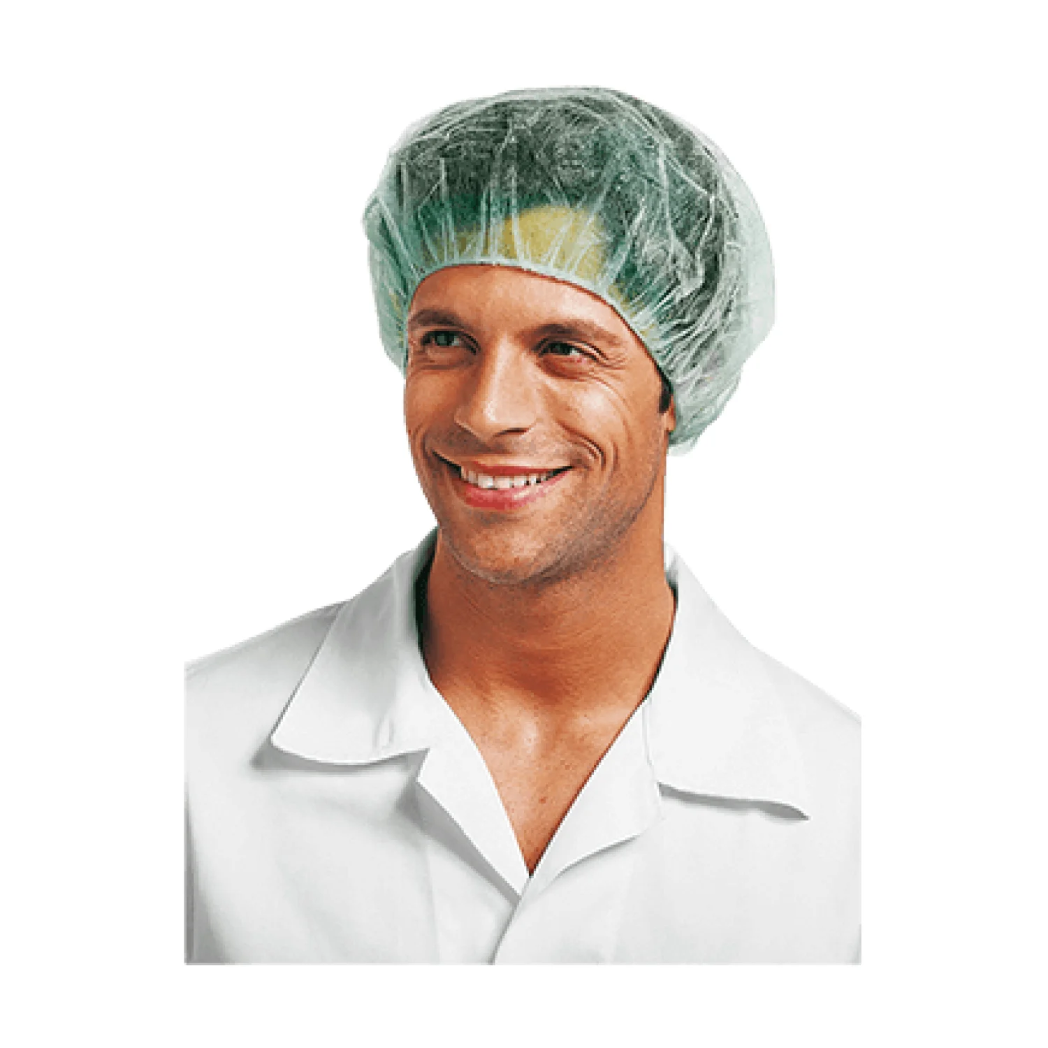Sir Safety Round unisex POLIFILM hairnet (1000pcs.) GREEN