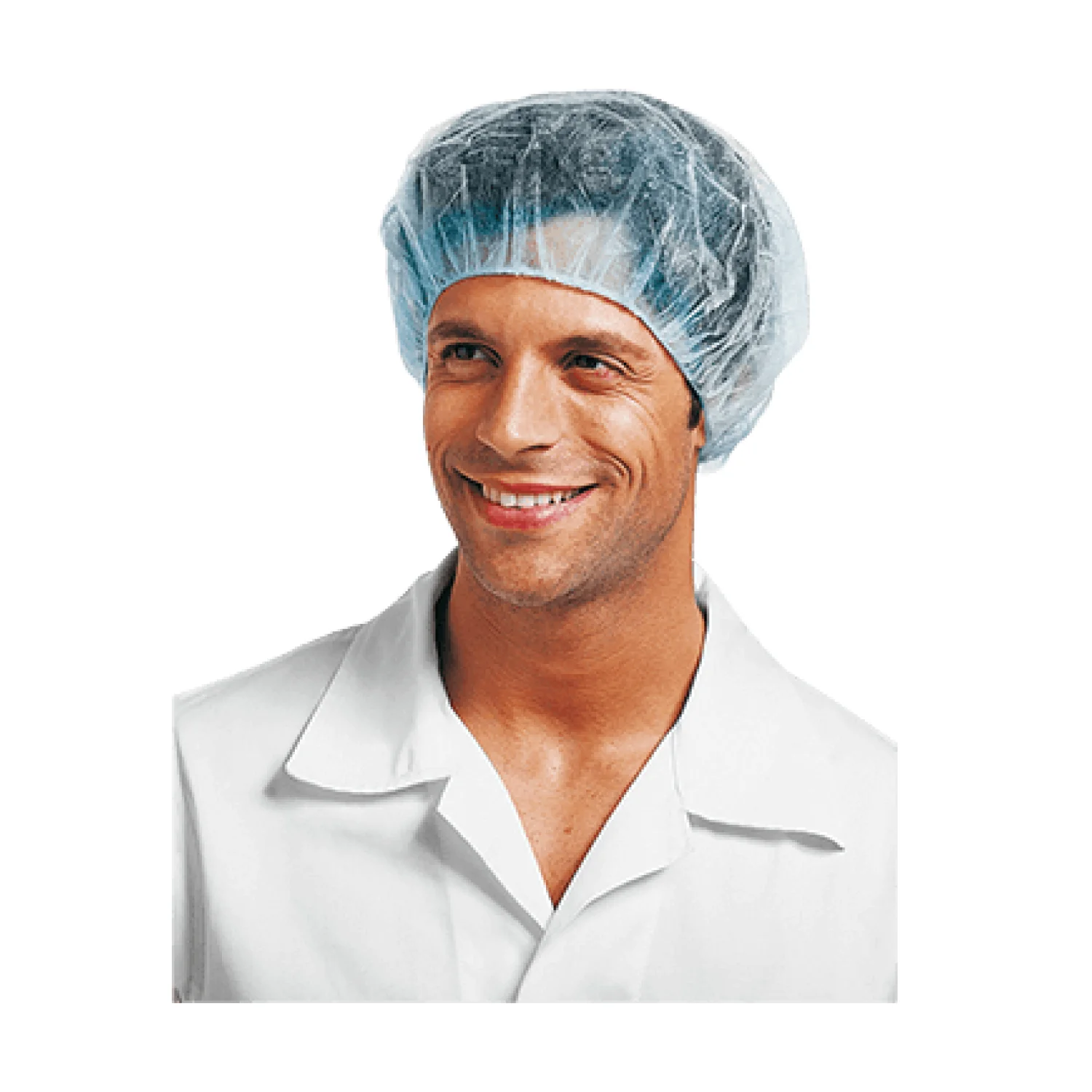 Sir Safety Round unisex POLIFILM hairnet (1000pcs.) LIGHT BLUE