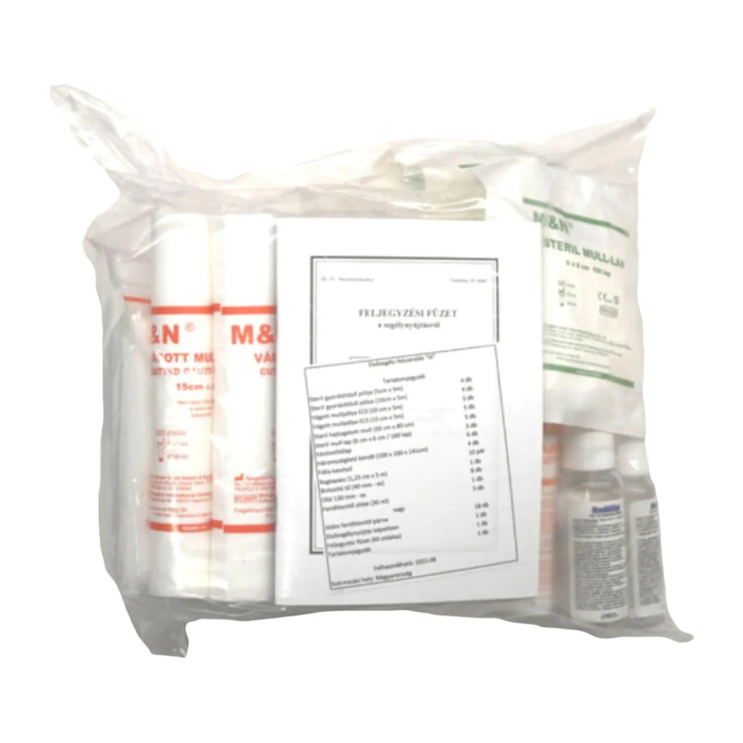 Nordik MSZ III compliant dressing refill pack, with basic dressings