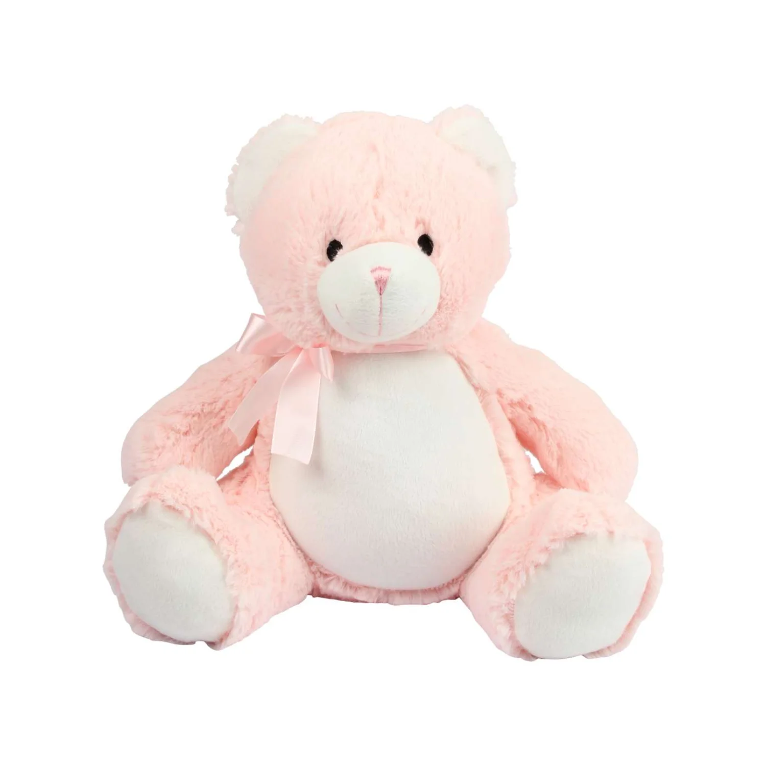 Mumbles Zippie újszülött mackó plüss játék Pink