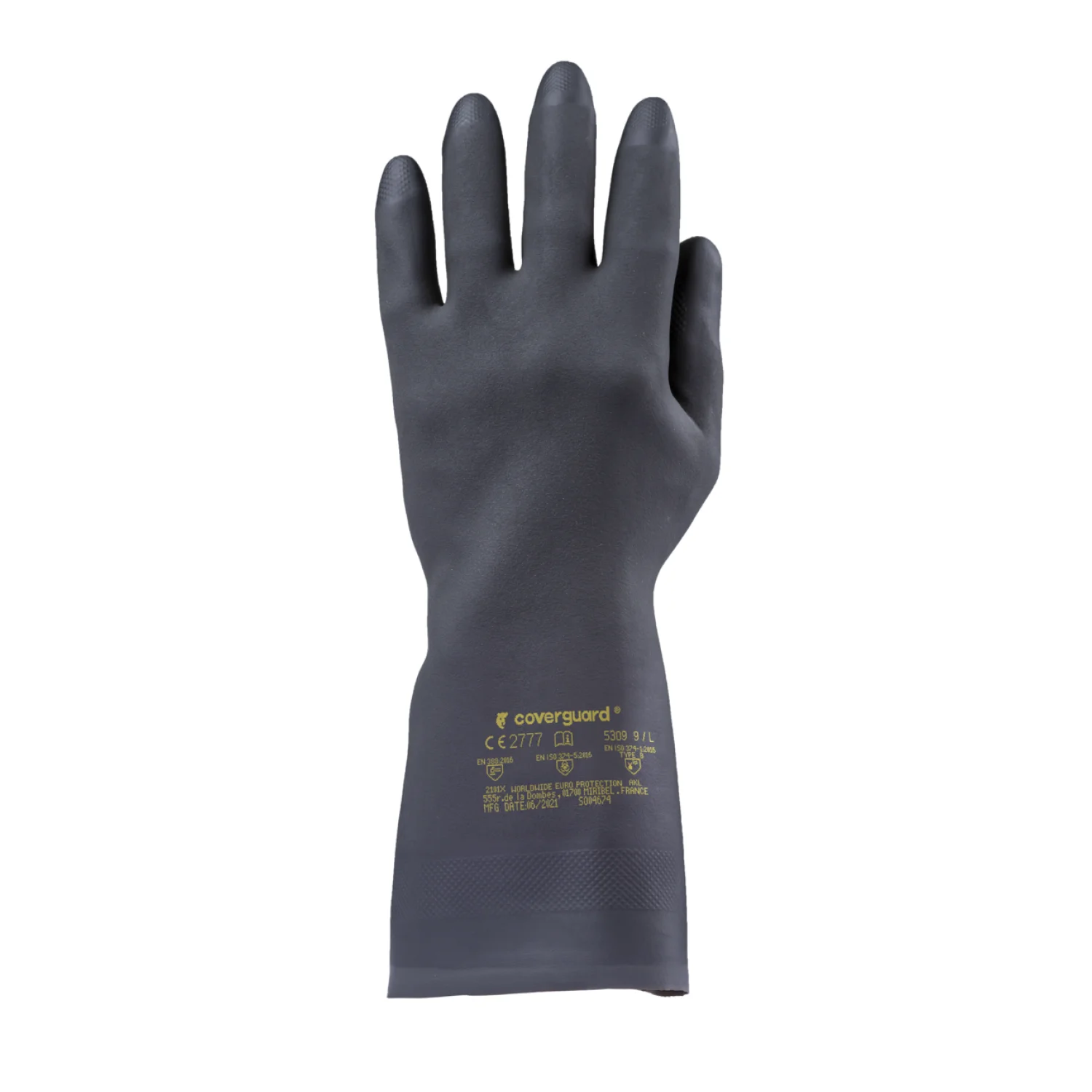 Coverguard EUROCHEM NE5310 Fekete