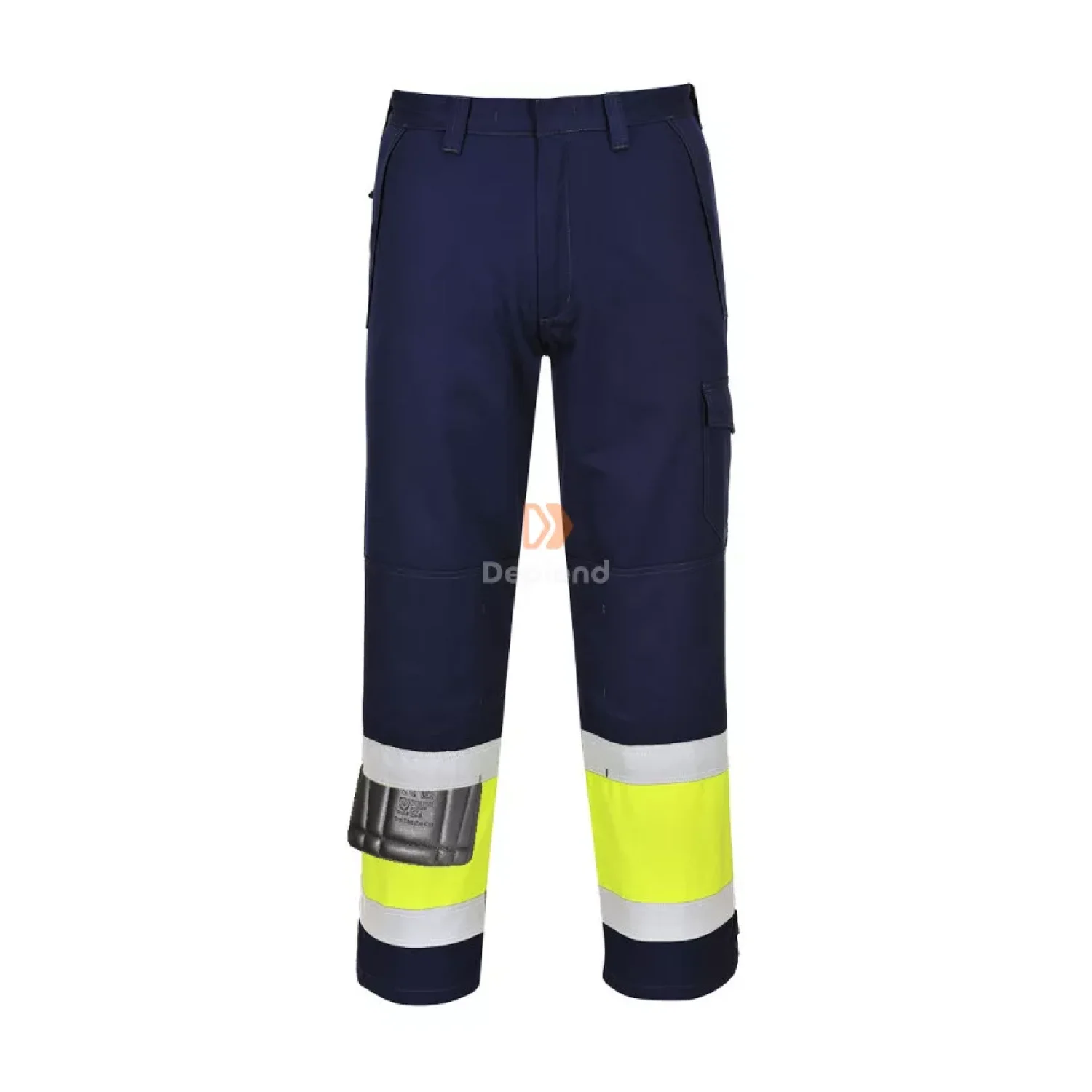 Portwest Hi-Vis Modaflame nadrág sárga / tengerészkék