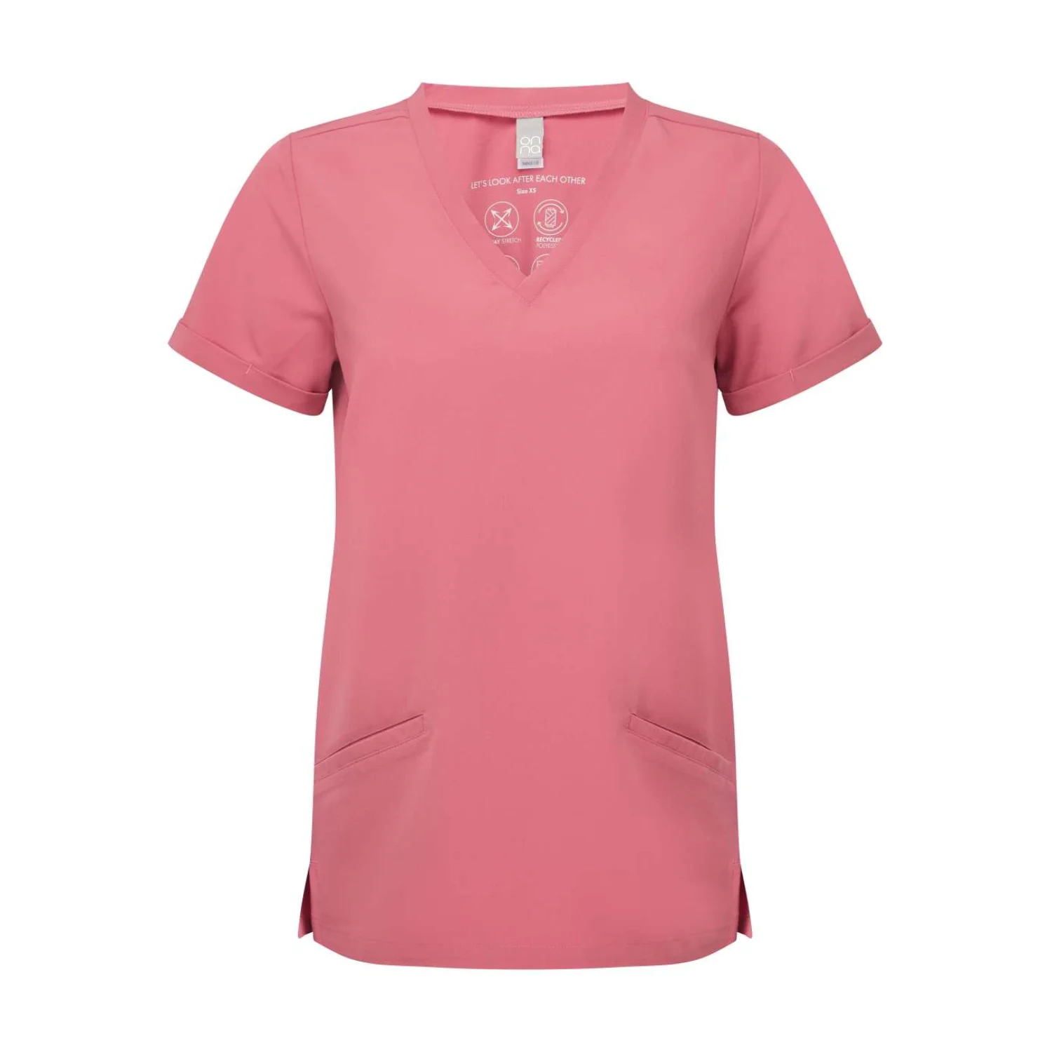 Onna "invincible" női onna stretch tunika vendéglátás és egészségügy Calm Pink