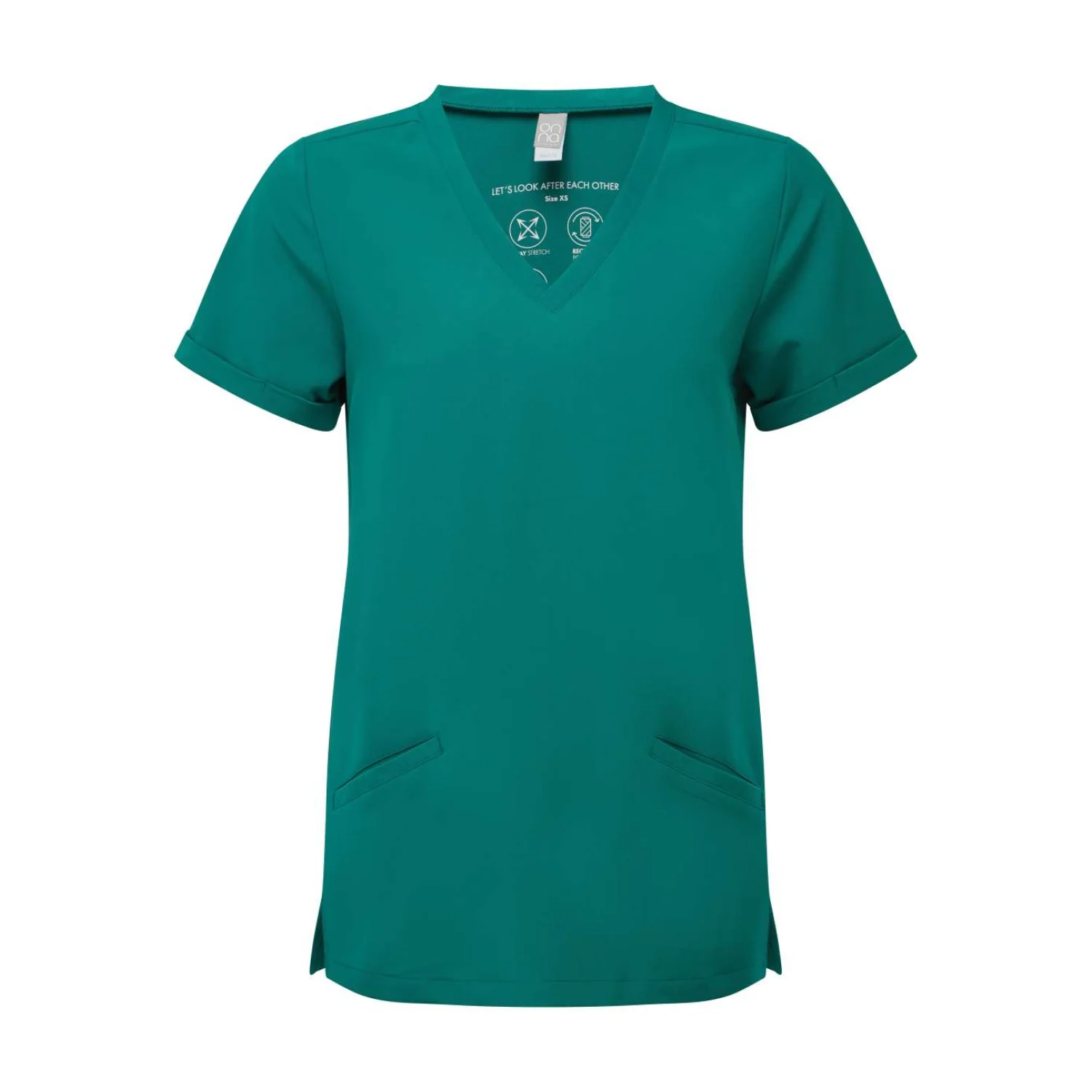 Onna "invincible" női onna stretch tunika vendéglátás és egészségügy Clean Green