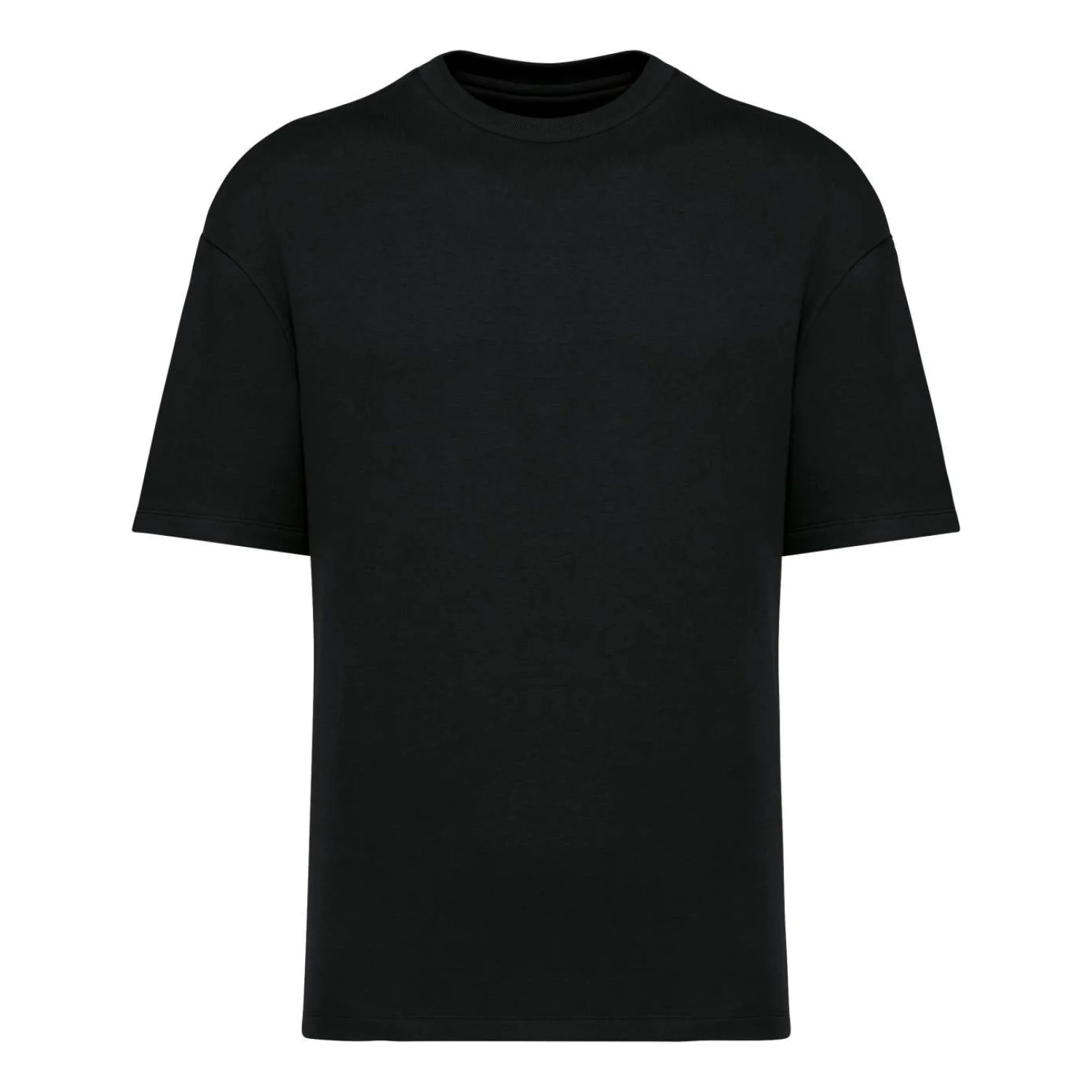 Native Spirit Uniszex környezetbarát oversized french terry póló Black