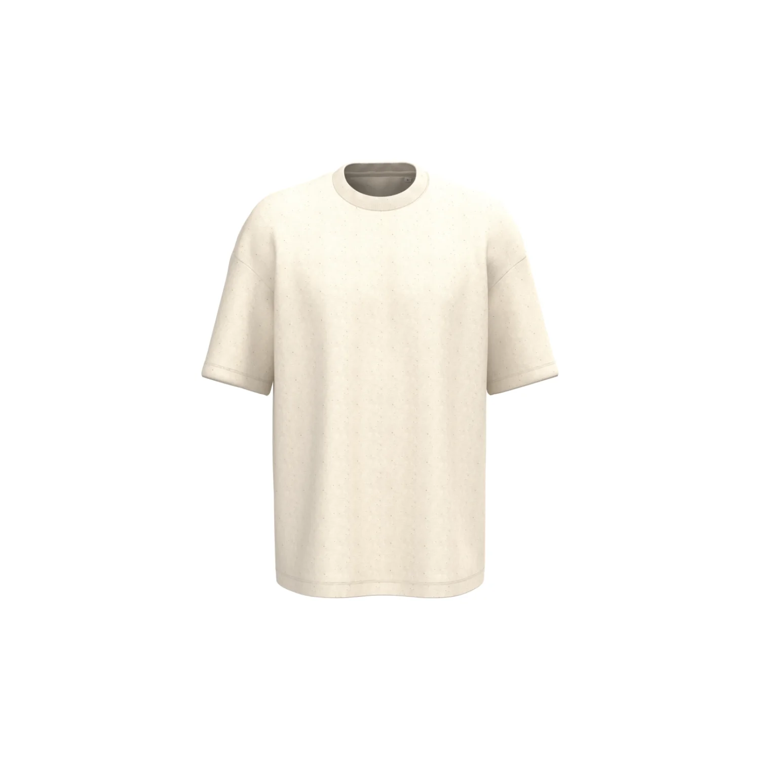 Native Spirit Uniszex környezetbarát oversized french terry póló Raw Natural